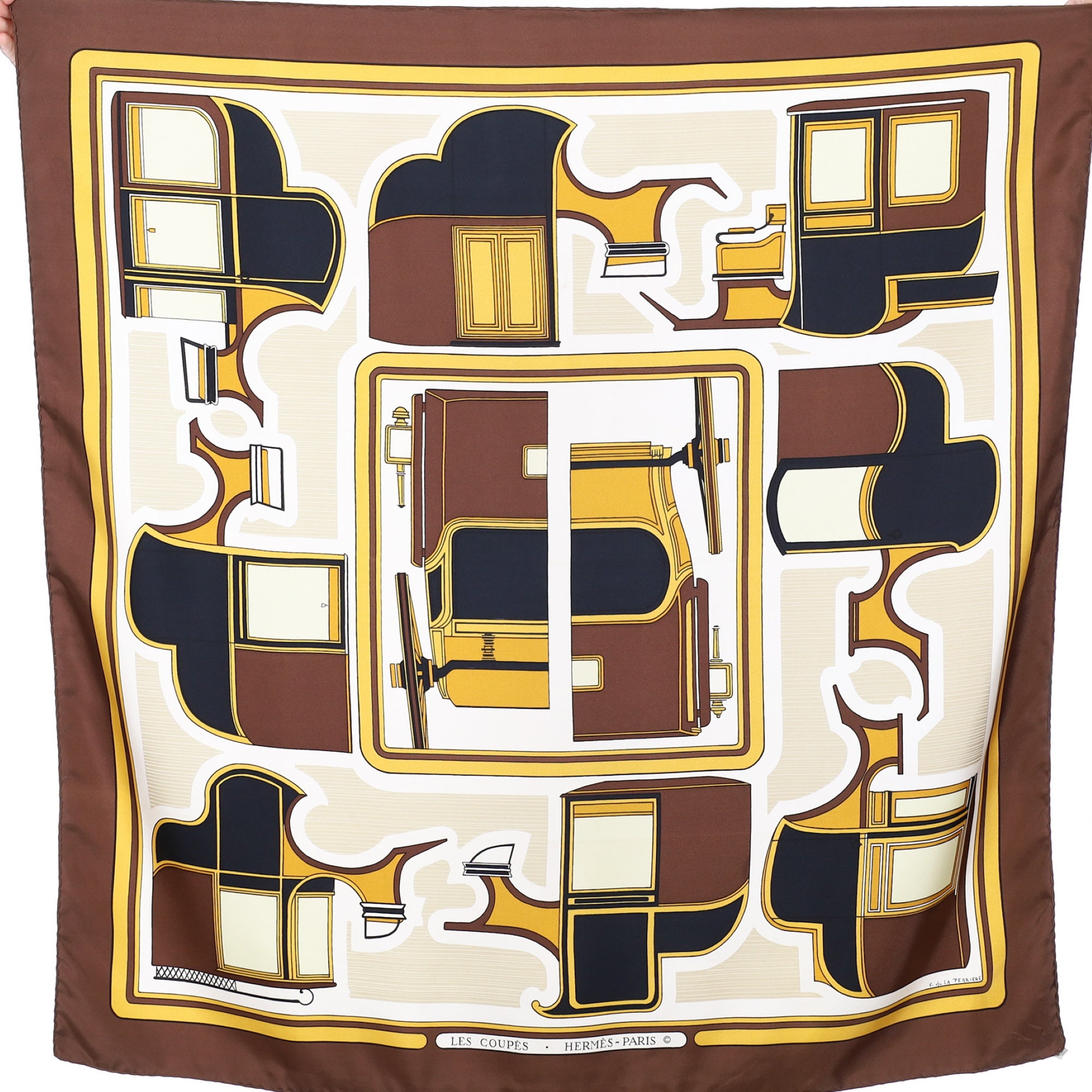 Hermès Les Coupés Silk Scarf