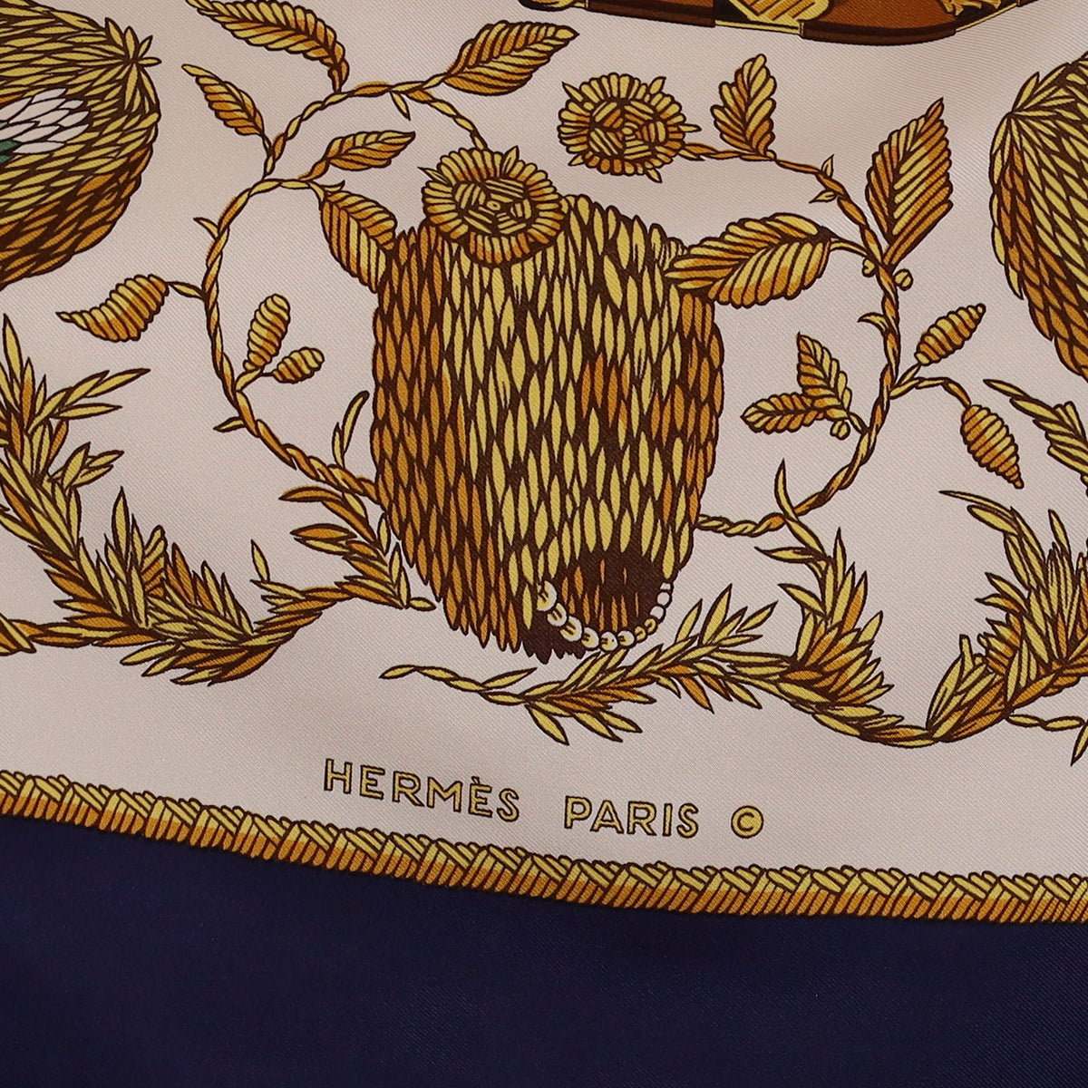 Rare Hermès The Queen’s Silver Jubilee Silk Scarf