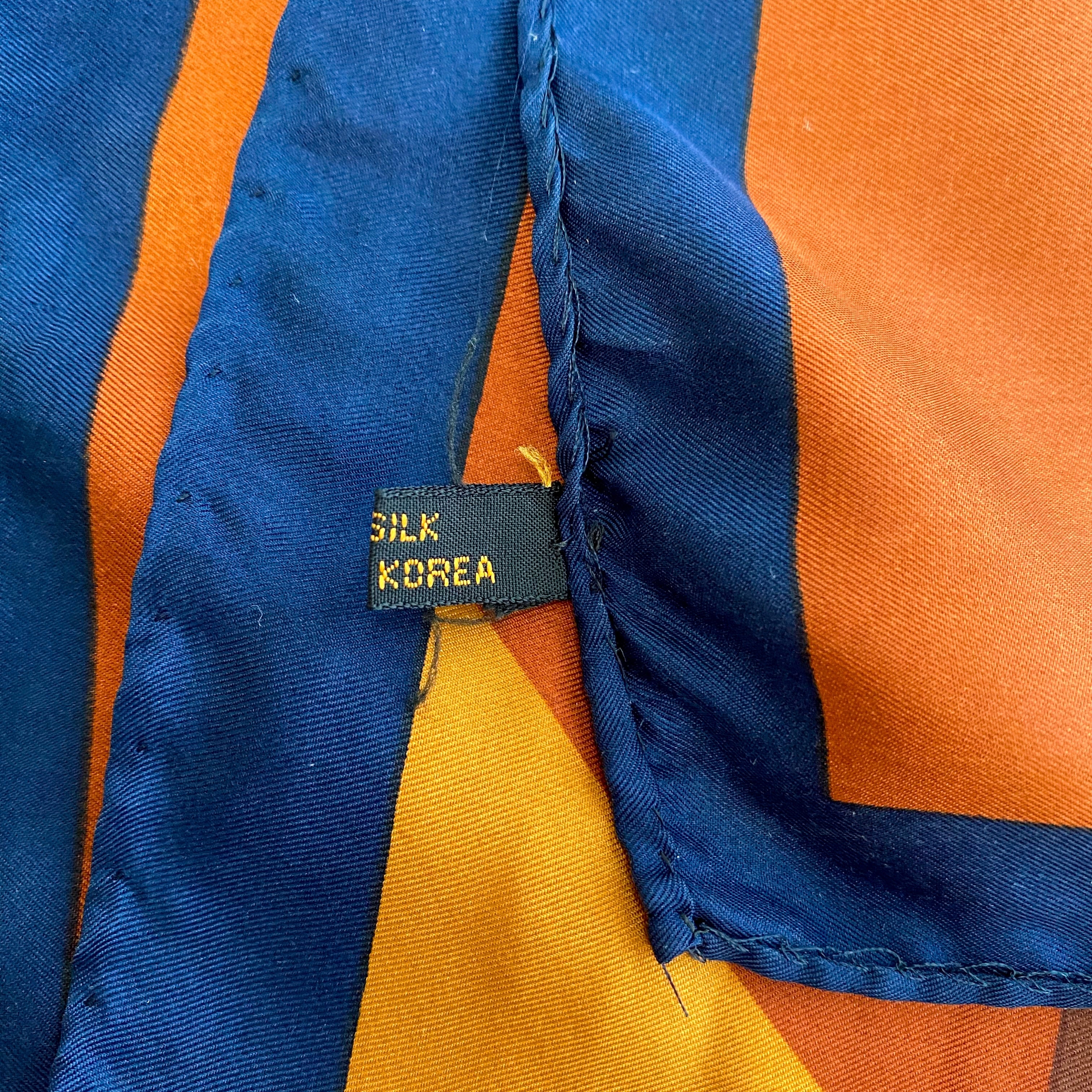 1970’s/80’s Colourful Vintage Silk Scarf