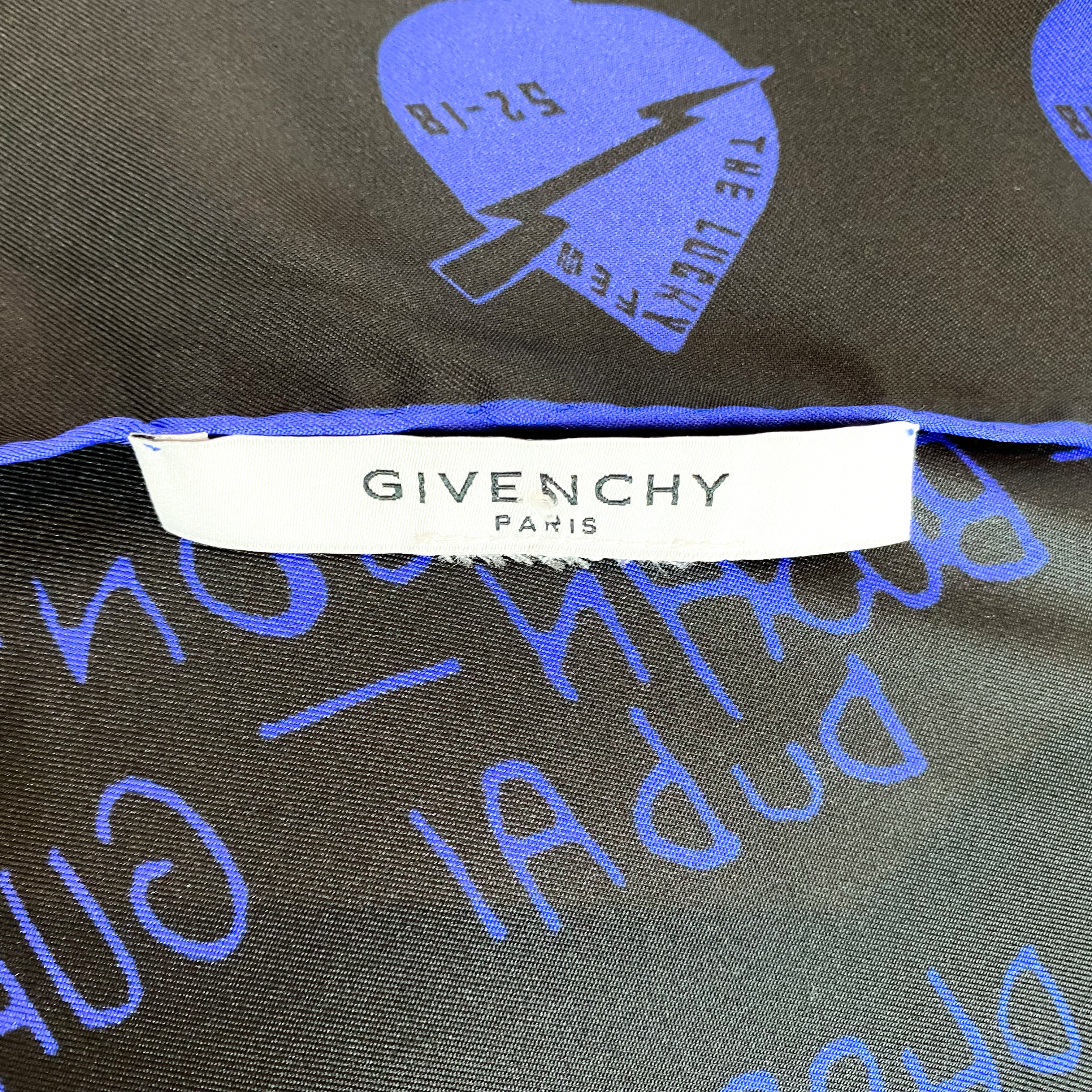 Immaculate Givenchy Designer Silk Scarf