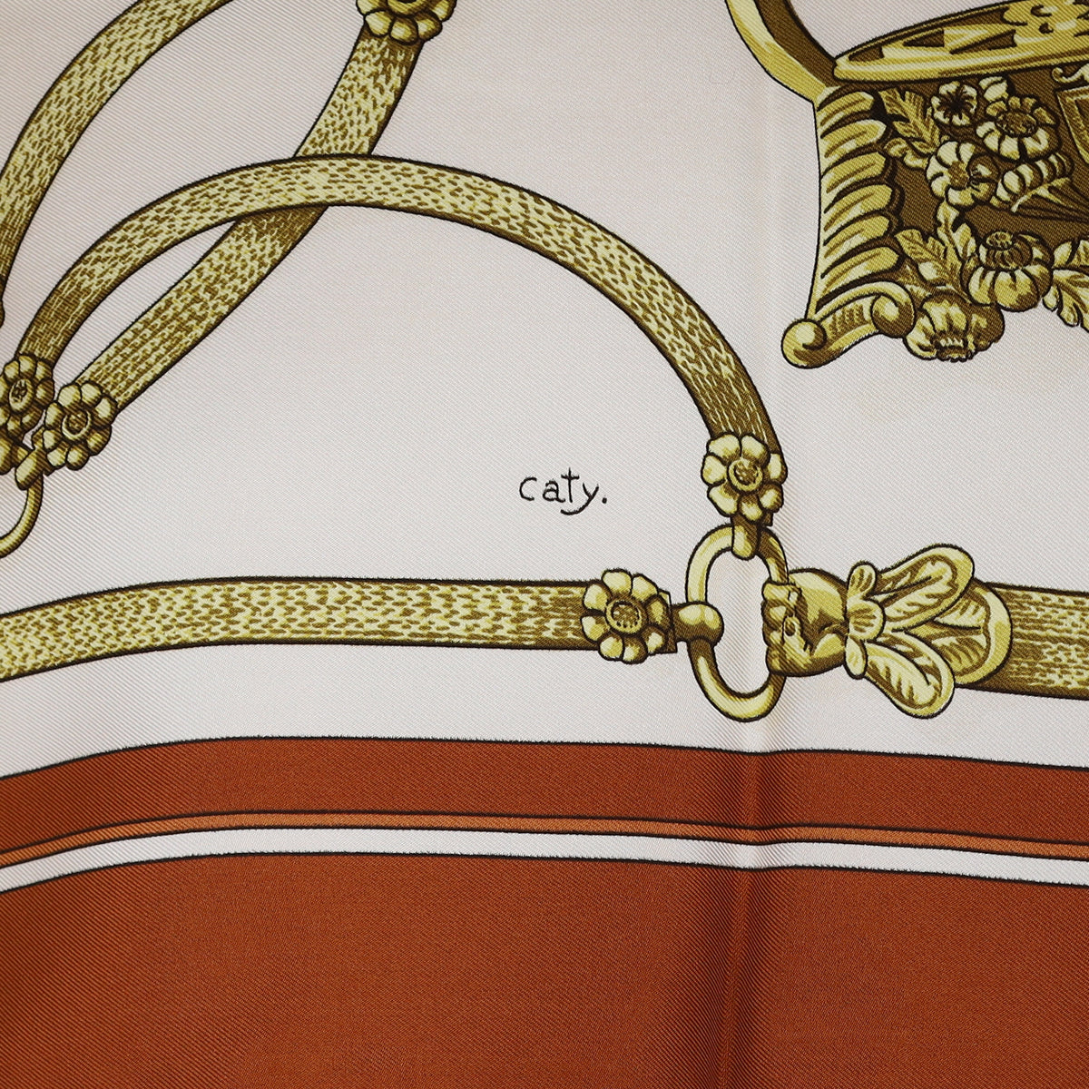 Hermès Gaucho par Hermès Silk Scarf