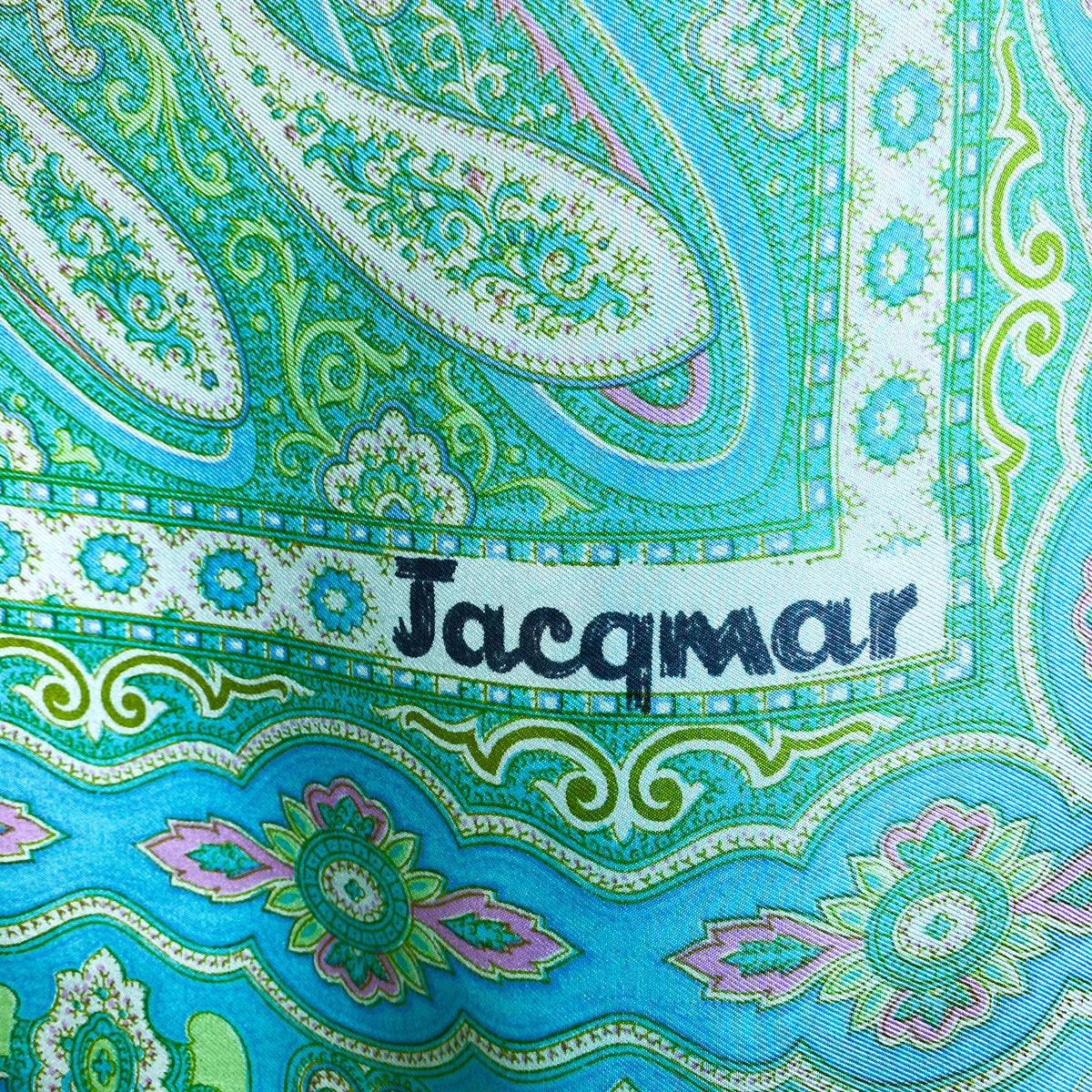 1970’s Jacqmar Paisley Silk Scarf