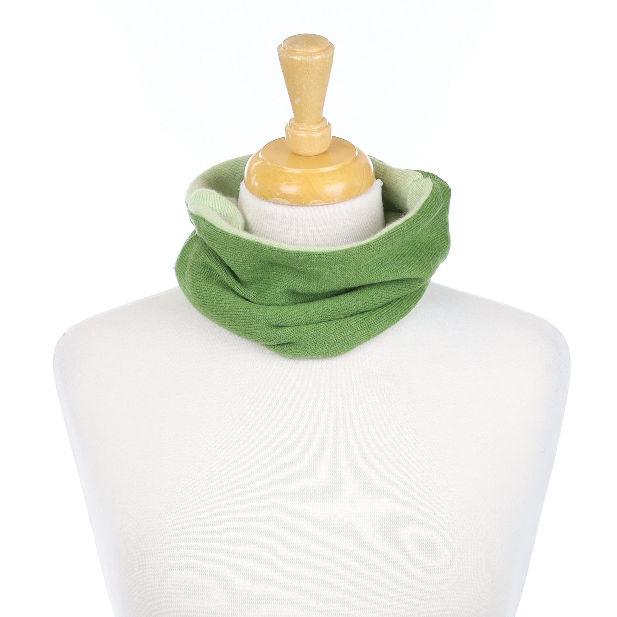Pear and Lime Green Neck Warmer