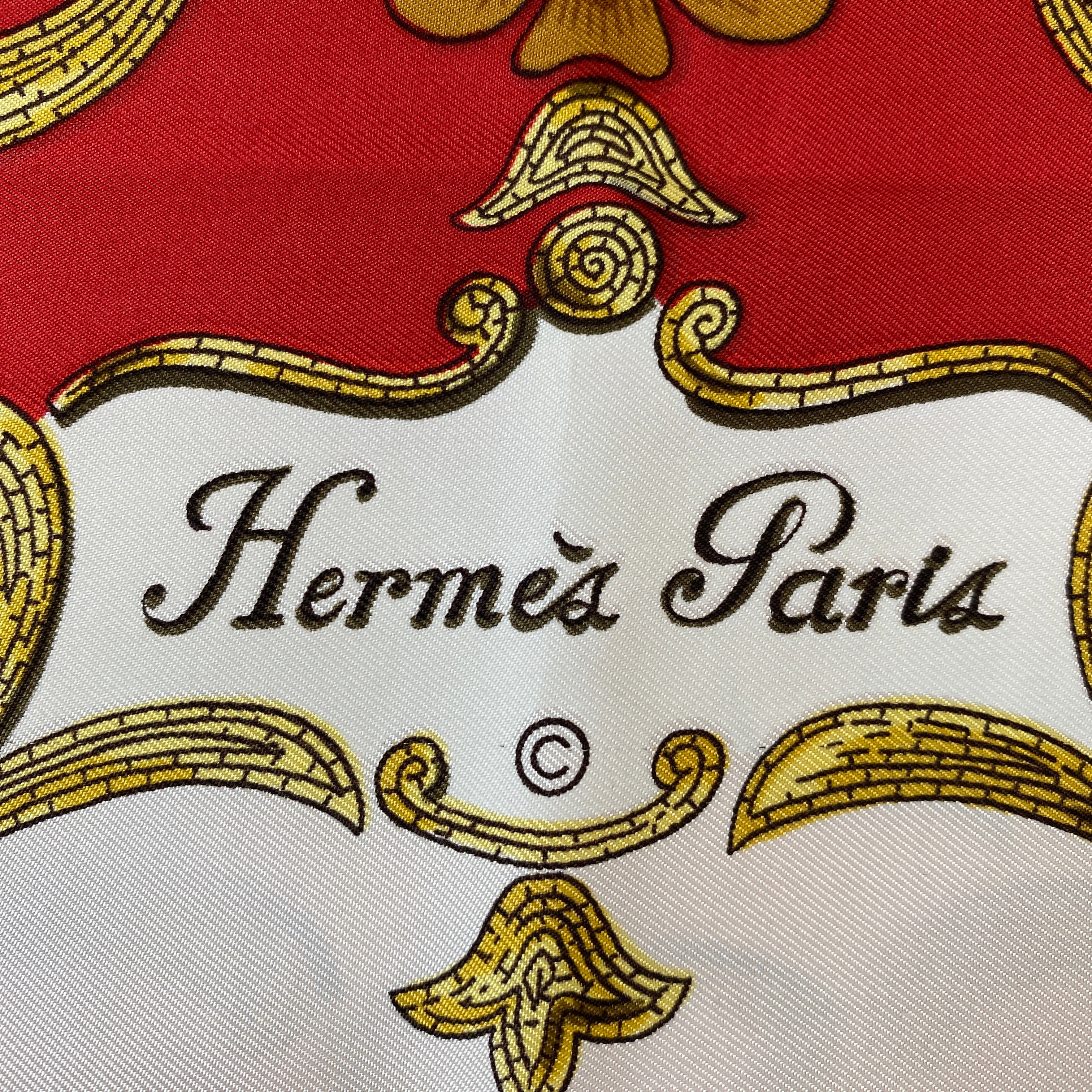 Hermès Cheval Turc Silk Scarf
