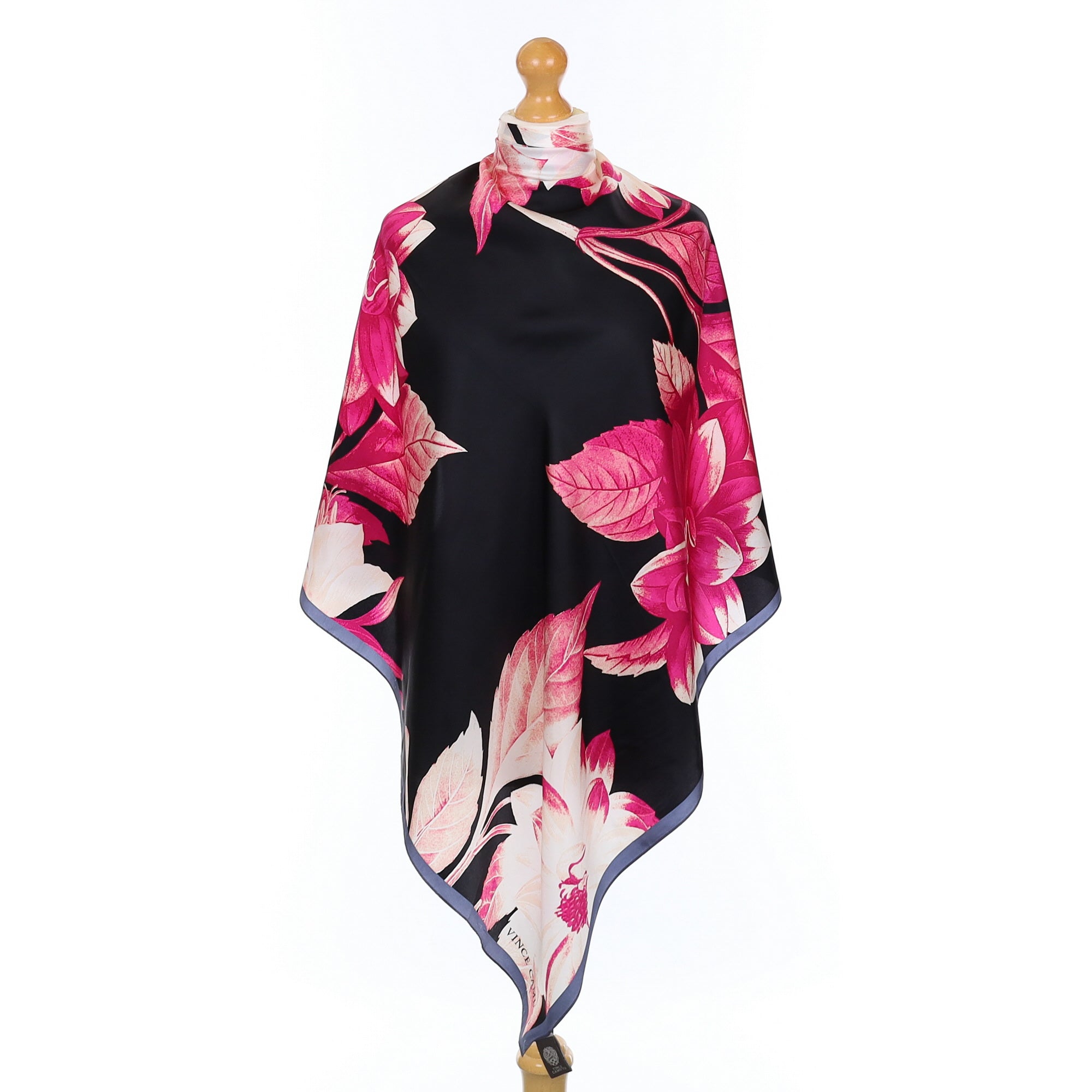 Vince Camuto Floral Silk Scarf