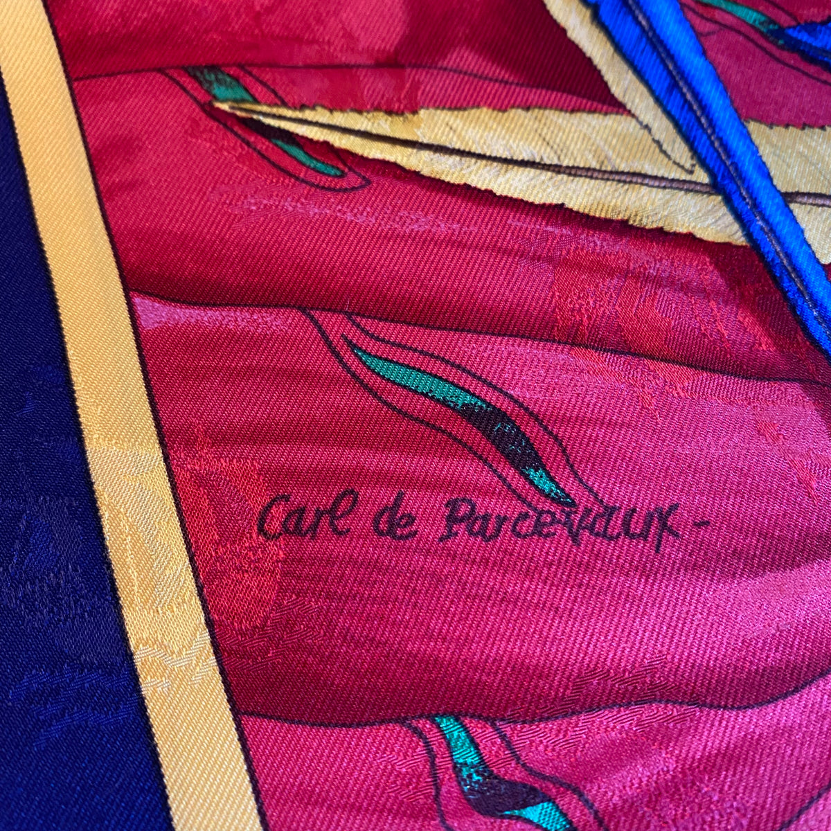 Hermès Christophe Colomb Découvre l’Amérique Silk Scarf