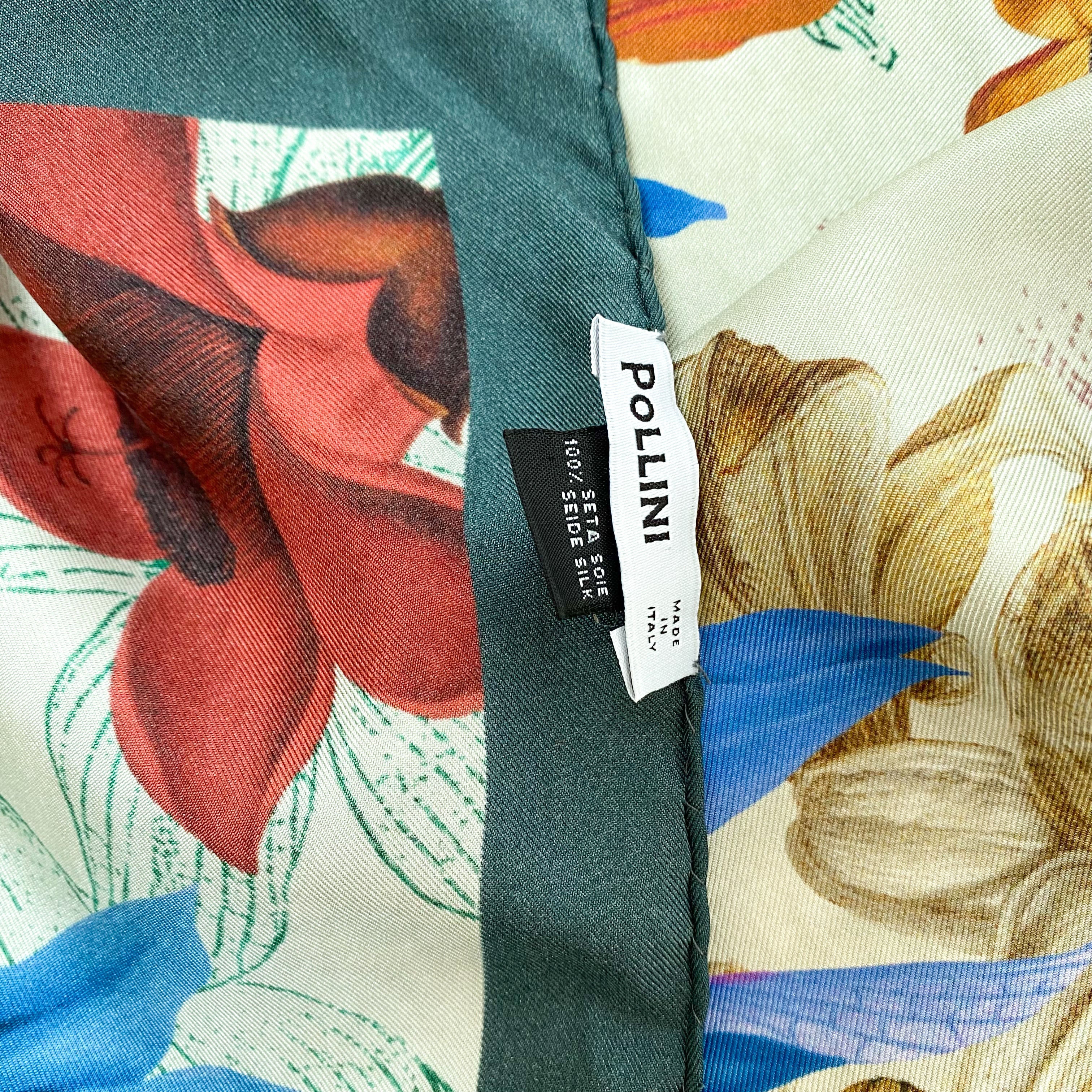 Pollini Floral Silk Scarf