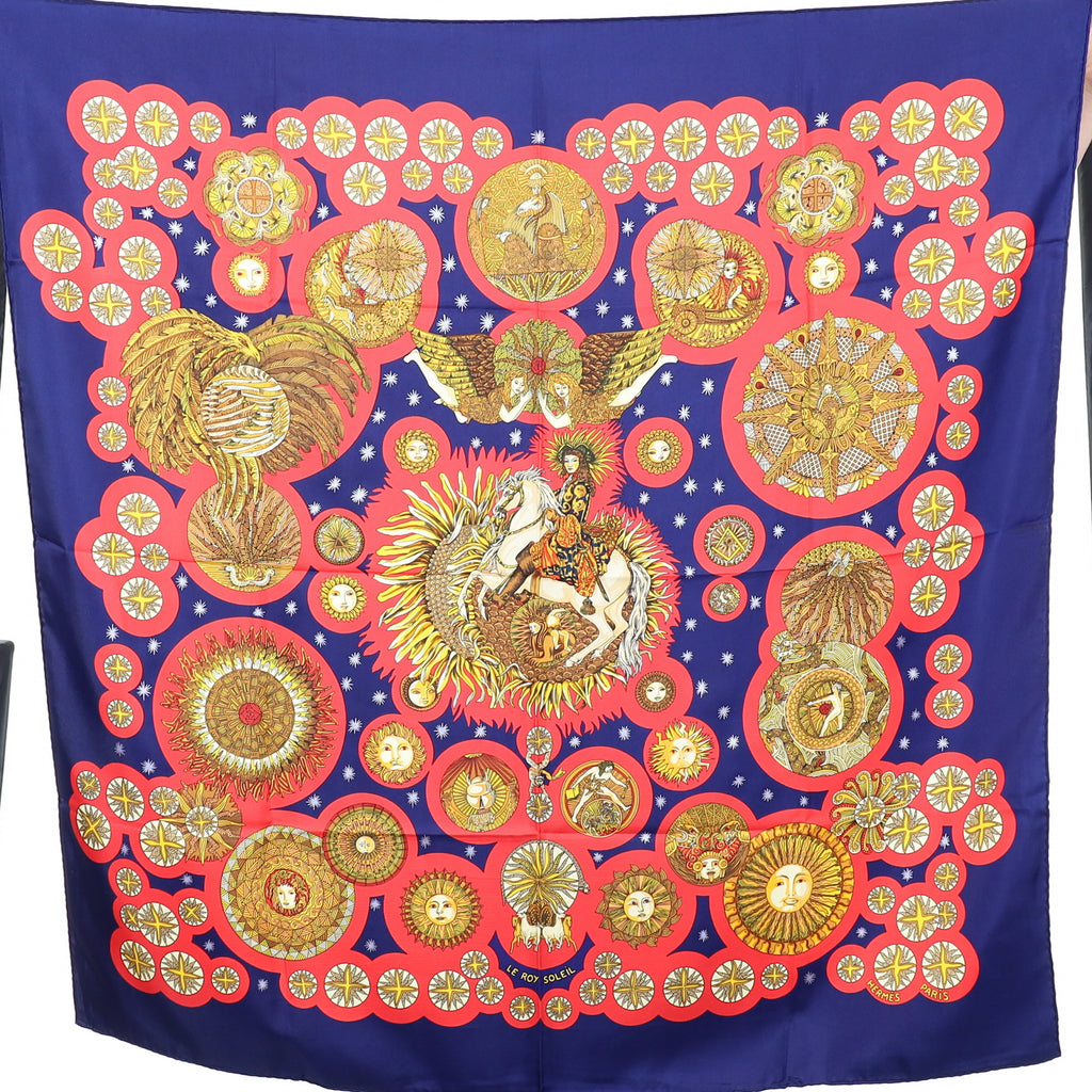 Hermès Le Roy Soleil Silk Scarf