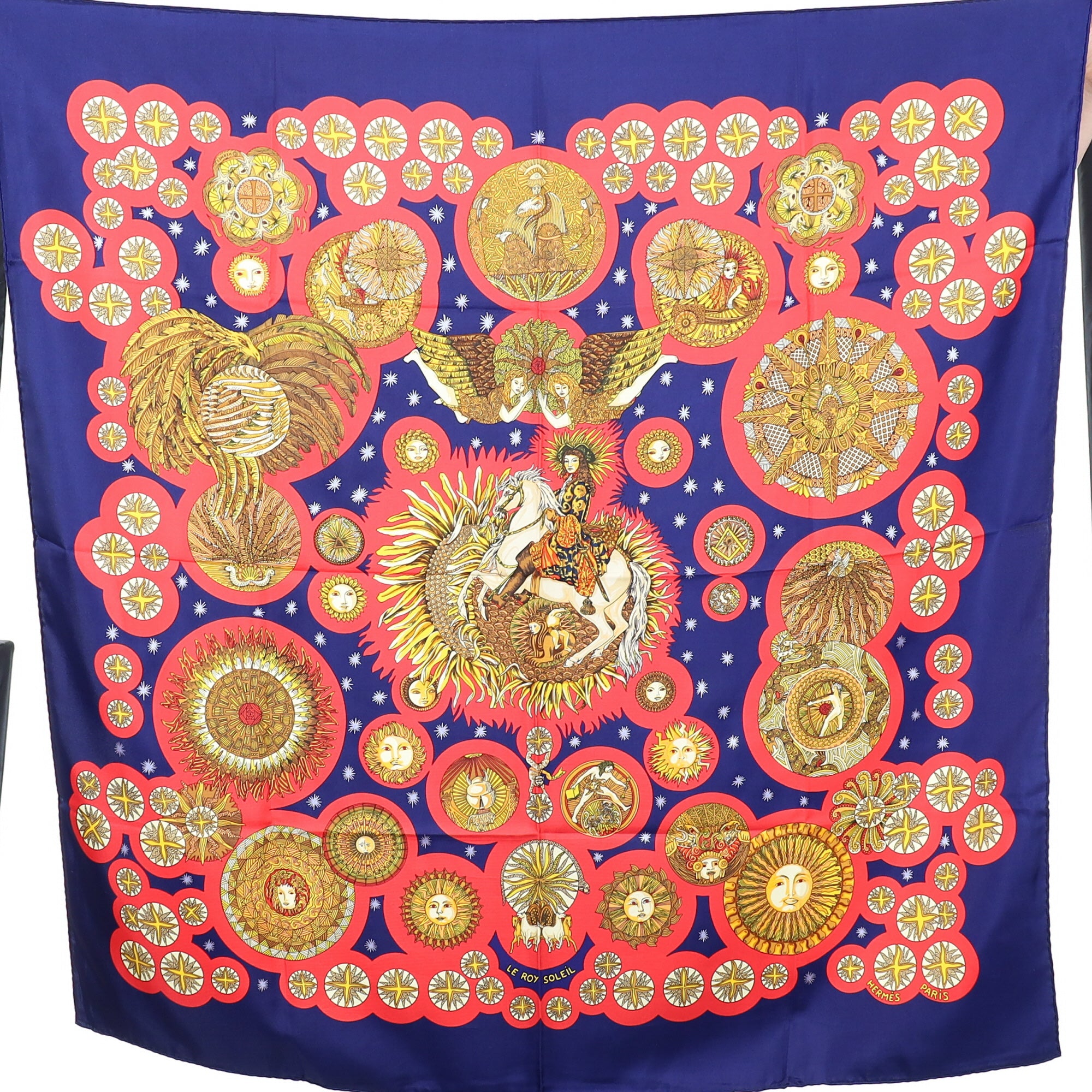 Hermès Le Roy Soleil Silk Scarf