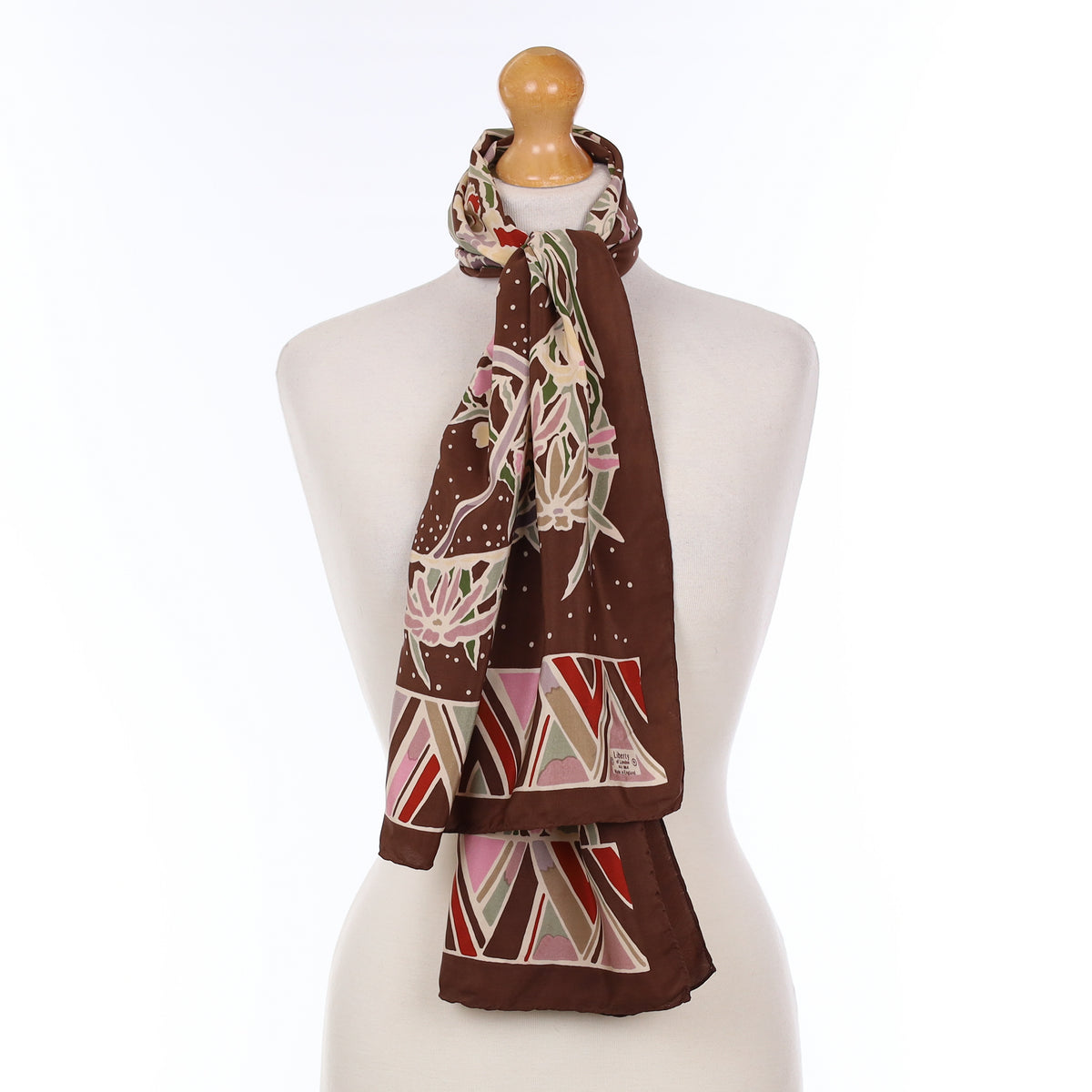 Liberty Floral Vintage Silk Scarf