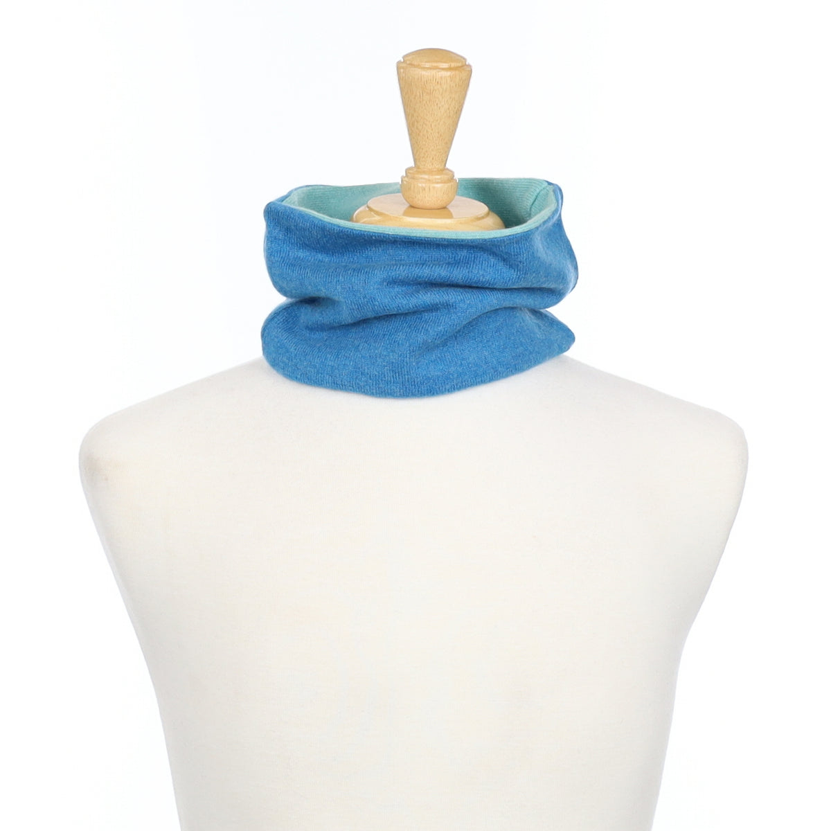 Ocean Blue and Mint Neck Warmer