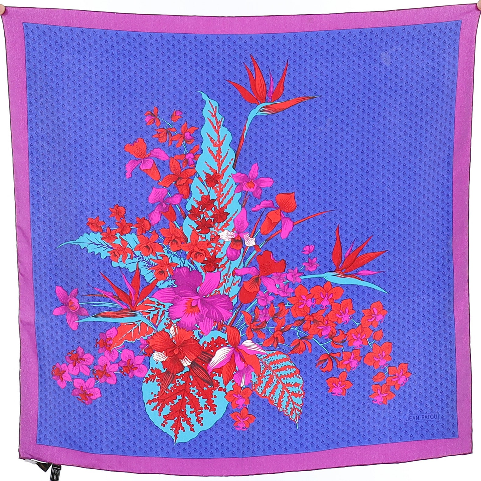 Brand New Boxed Jean Patou Silk Scarf