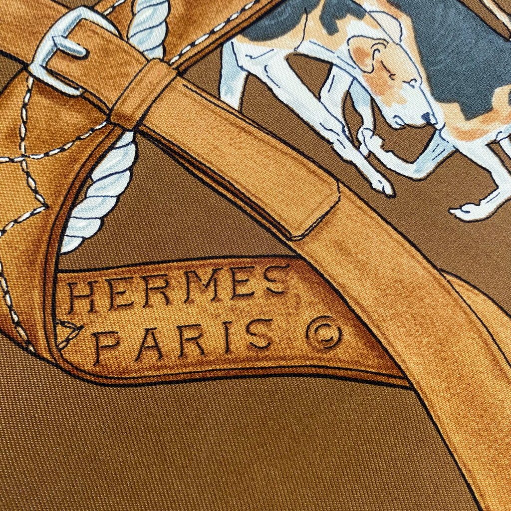 Hermès Le Bien Aller Silk Scarf