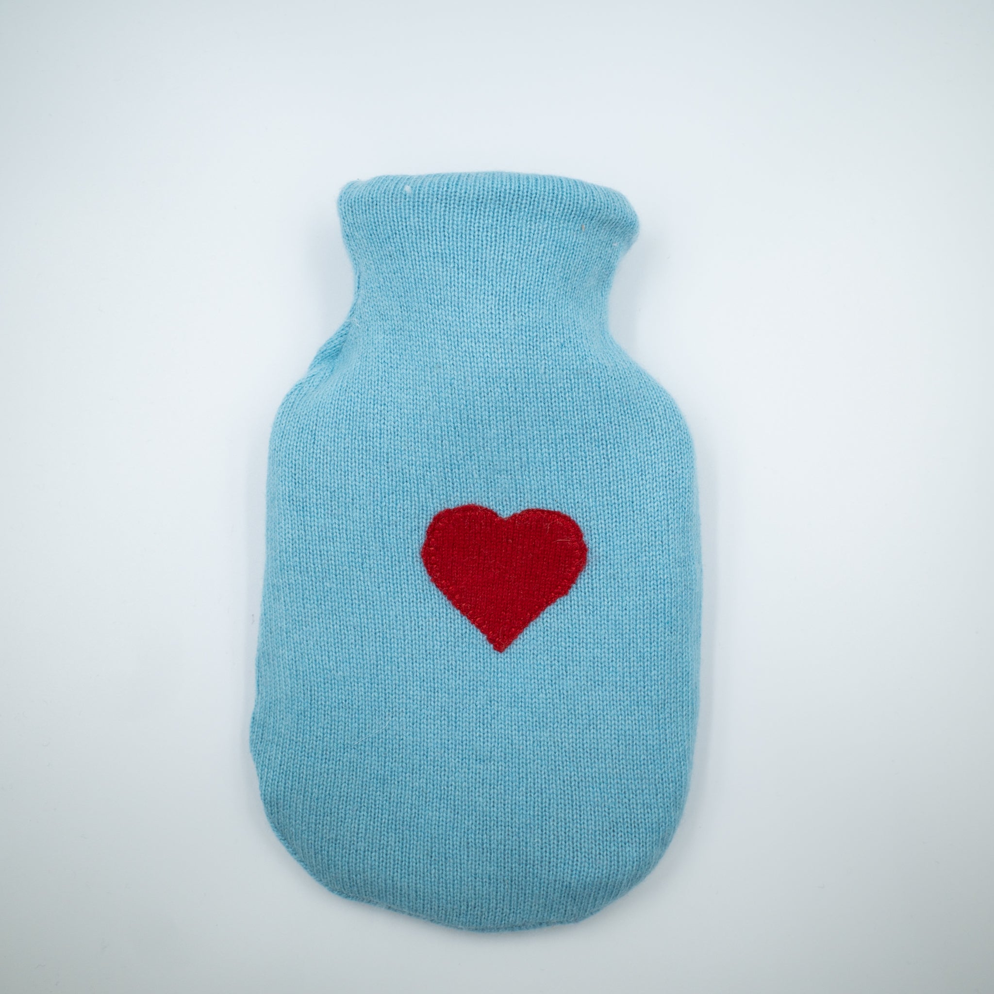 Pale Sea Blue Cashmere Small Hot Water Bottle