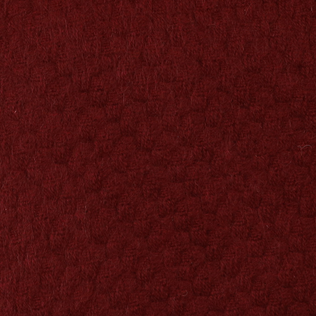 Burgundy Textured Fringed Cashmere Woven Scarf