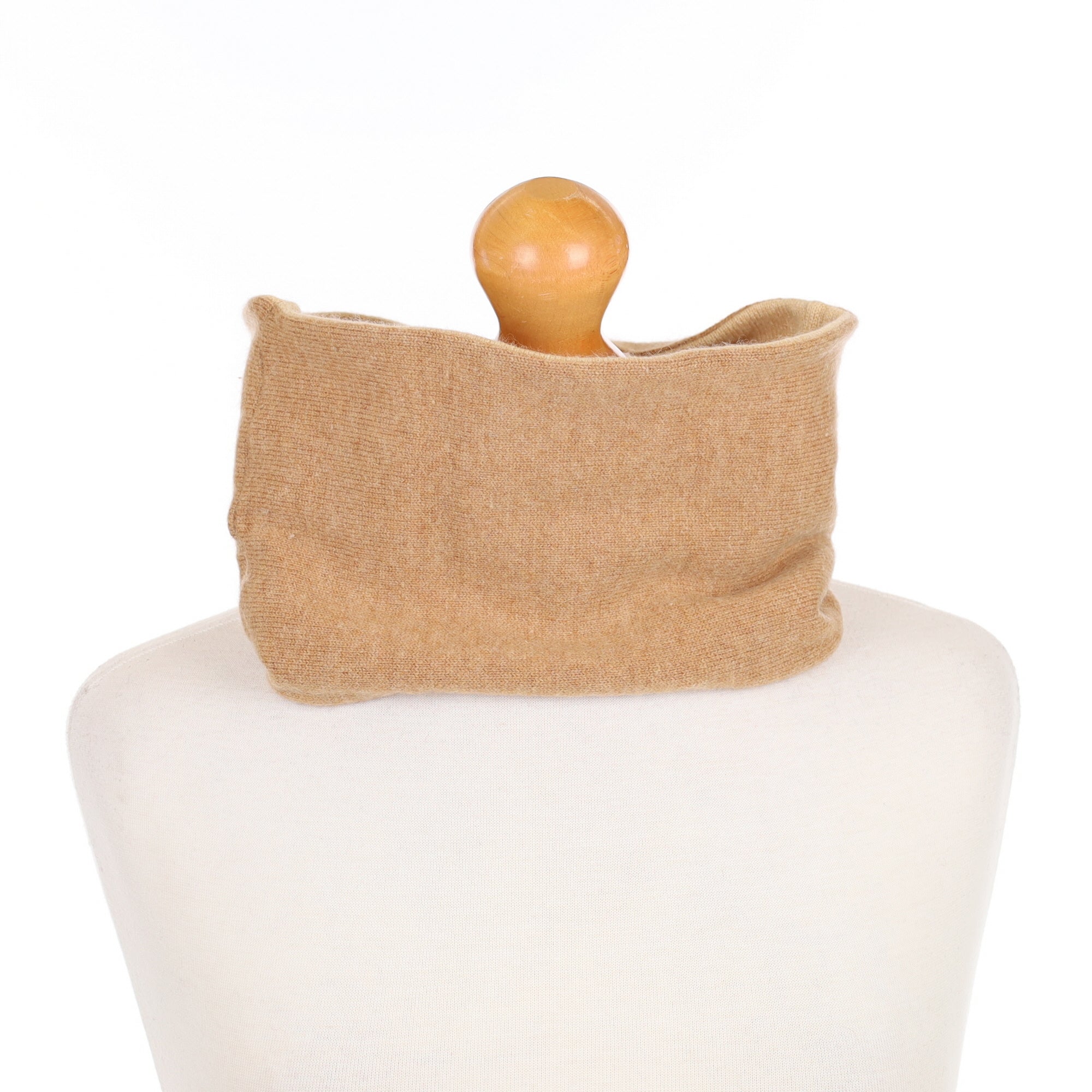 Caramel and Beige Neck Warmer