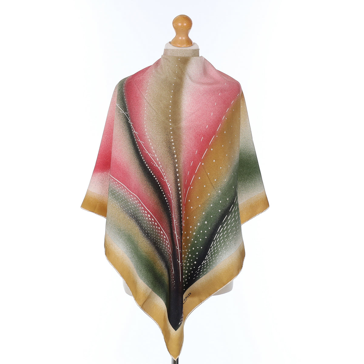 Caruso Abstract Silk Scarf