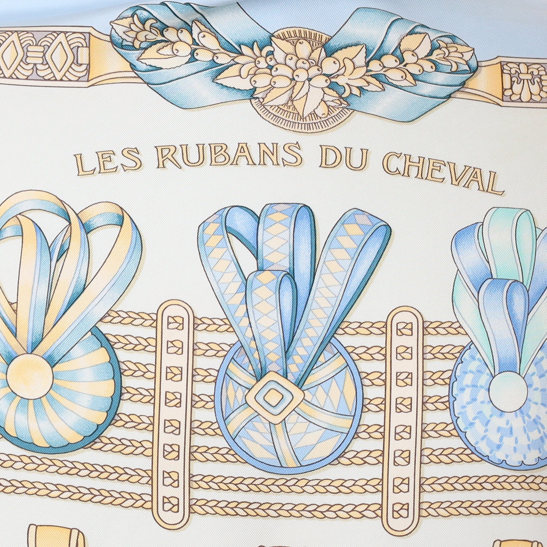 Hermès Les Rubans du Cheval Silk Scarf