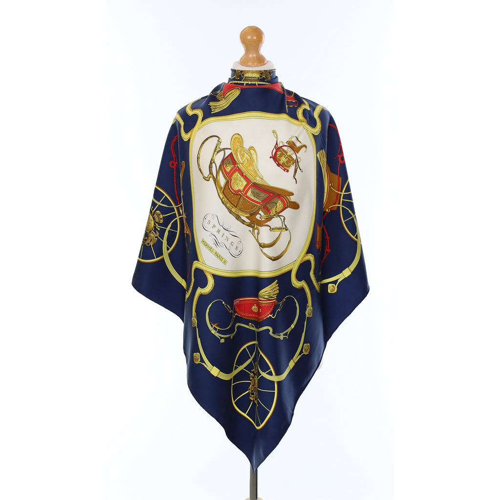 Hermès Springs Silk Scarf
