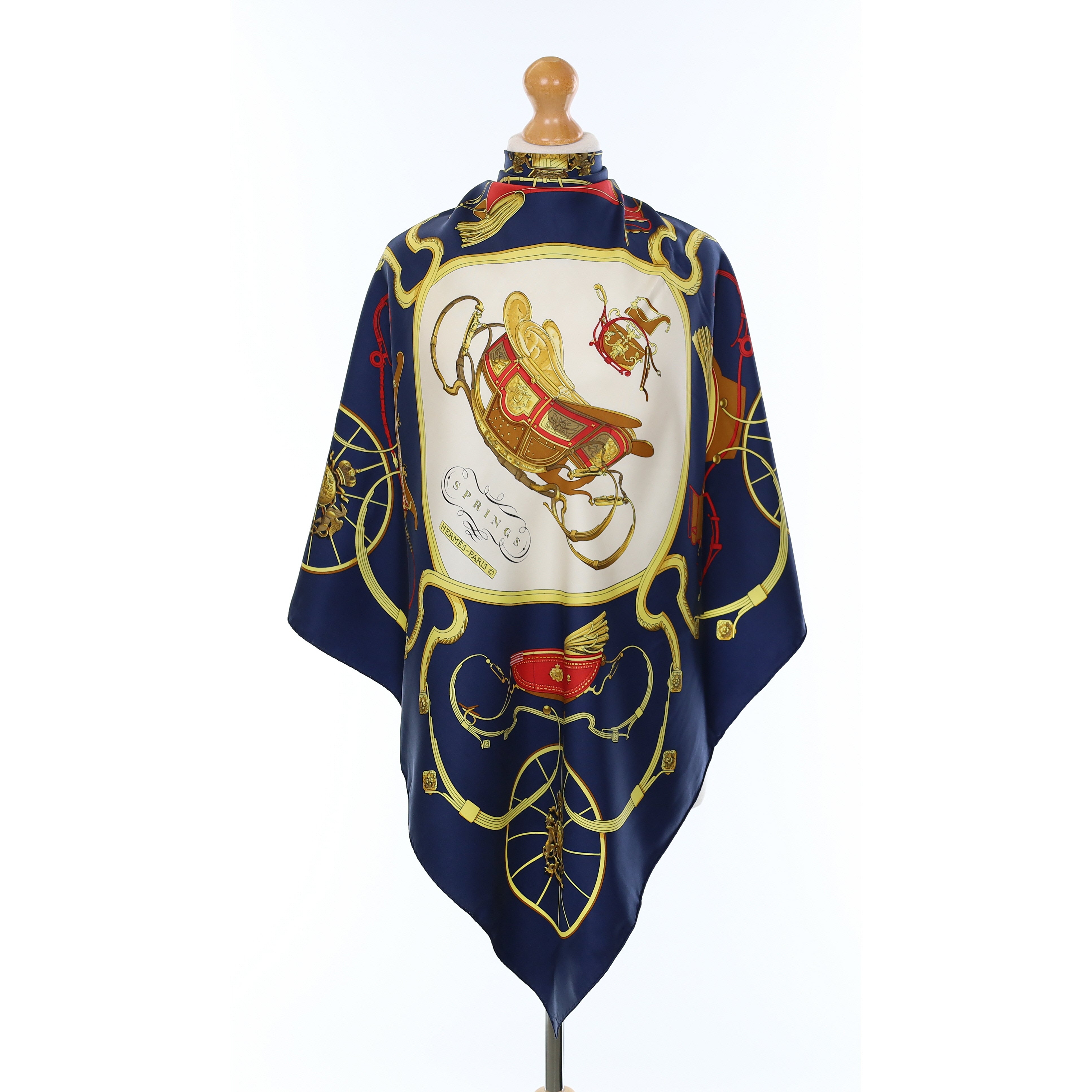 Hermès Springs Silk Scarf