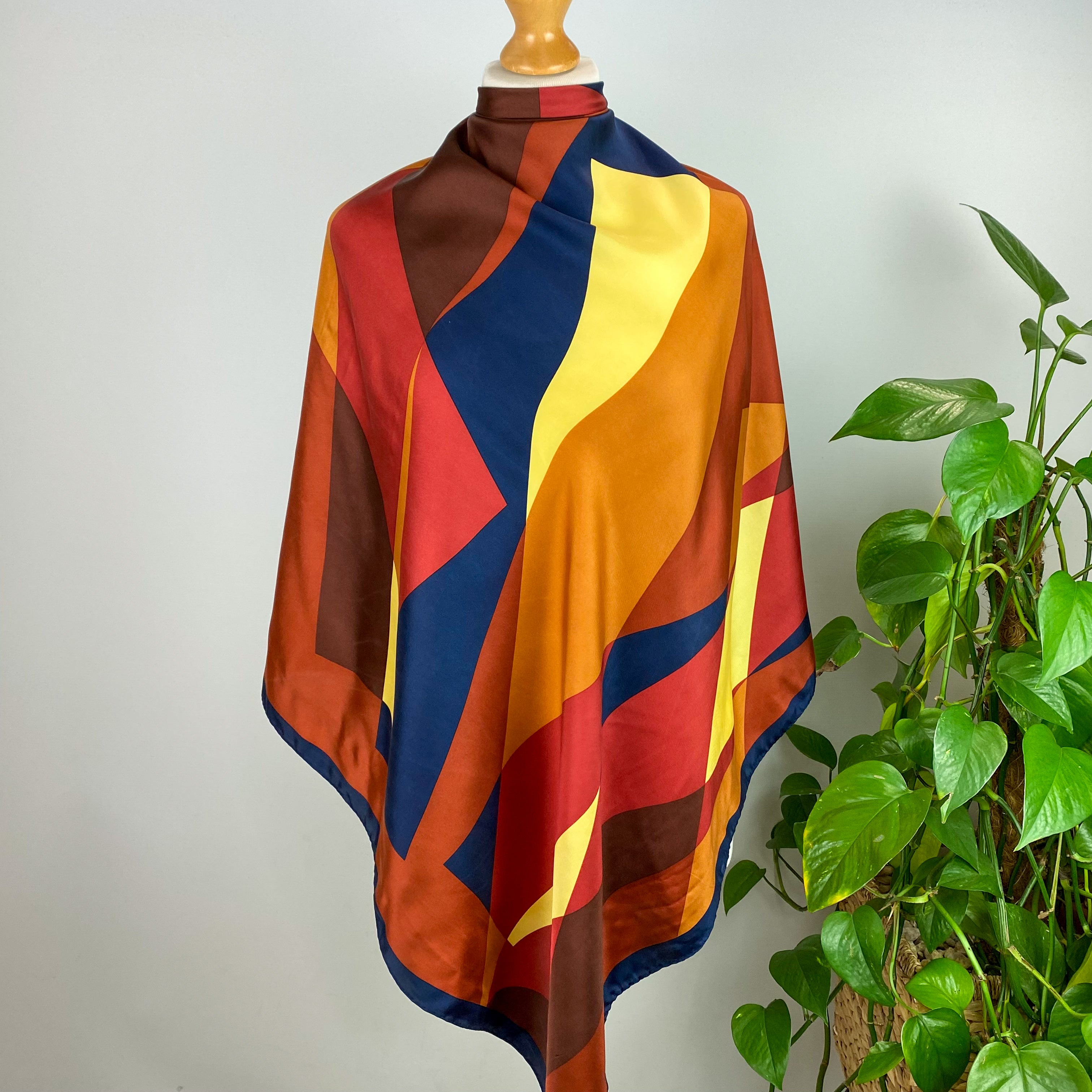 1970’s/80’s Colourful Vintage Silk Scarf