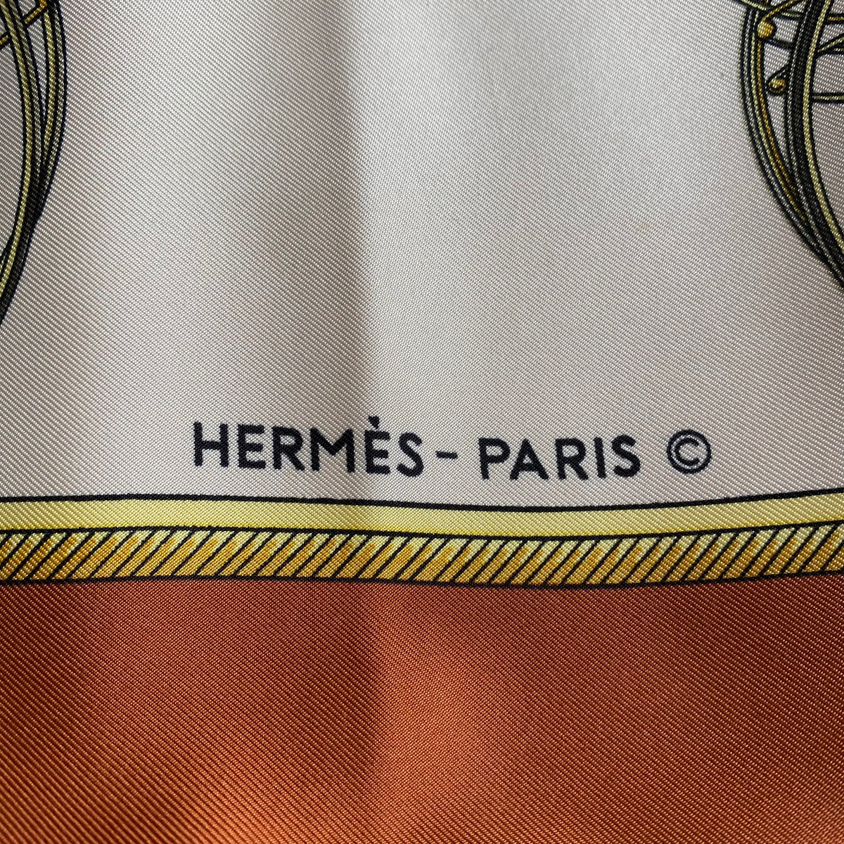 Pristine Hermès Les Voitures Transformation Silk Scarf