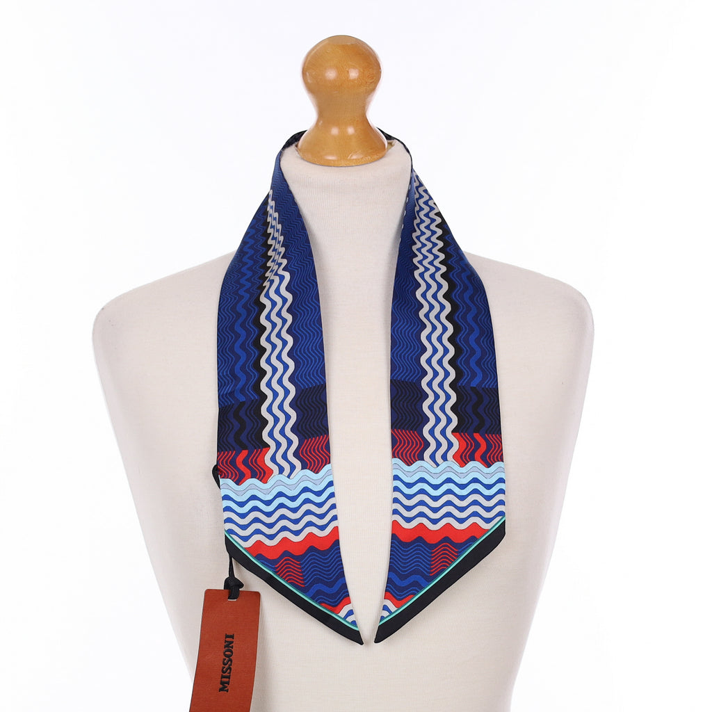 Brand New Missoni Tie Silk Scarf