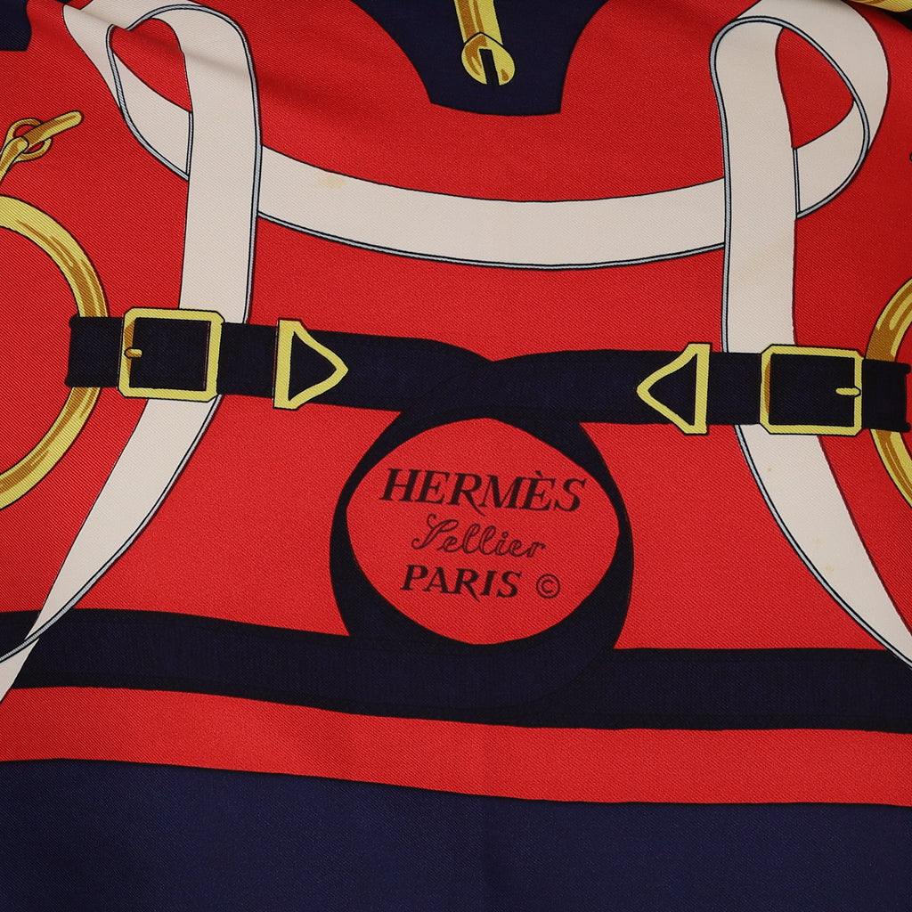 Hermès Eperon D’or Silk Scarf