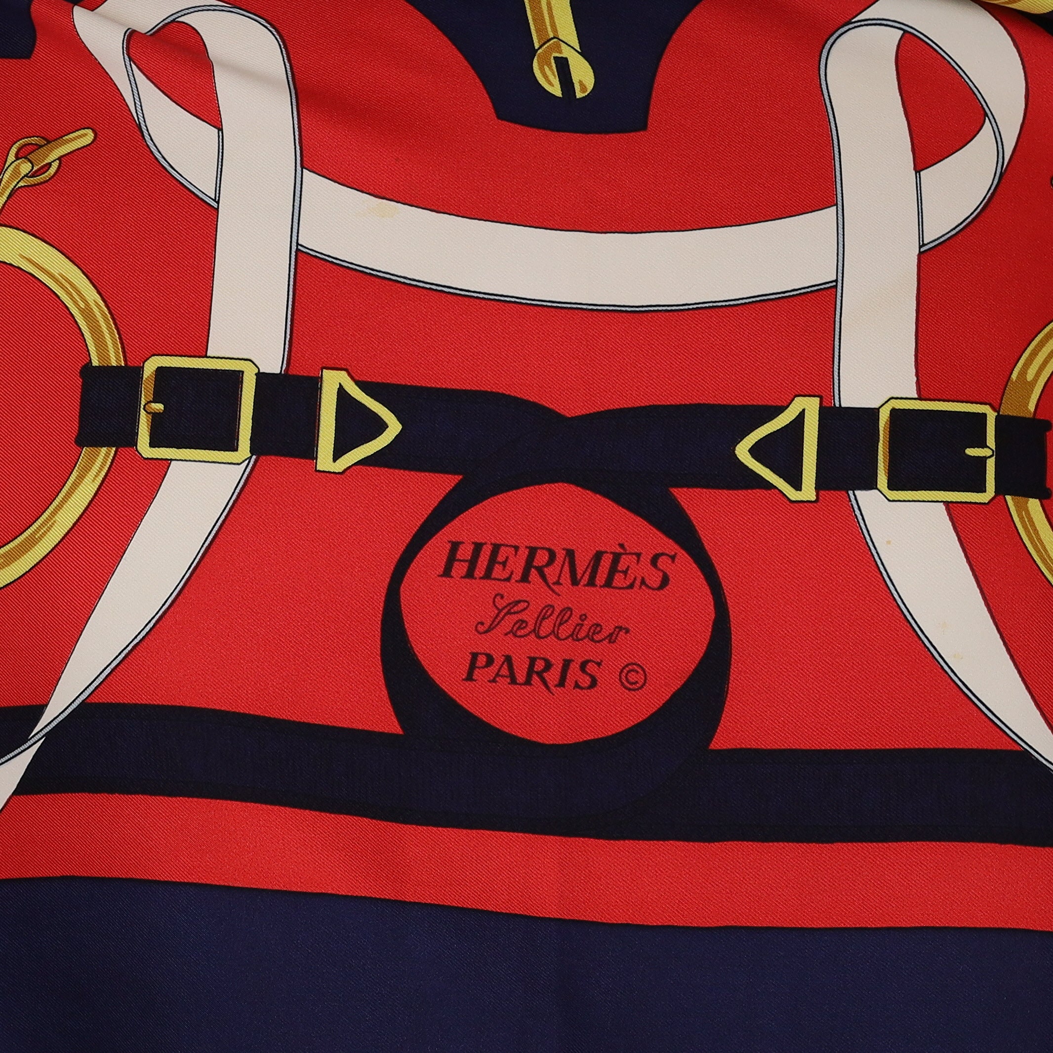 Hermès Eperon D’or Silk Scarf