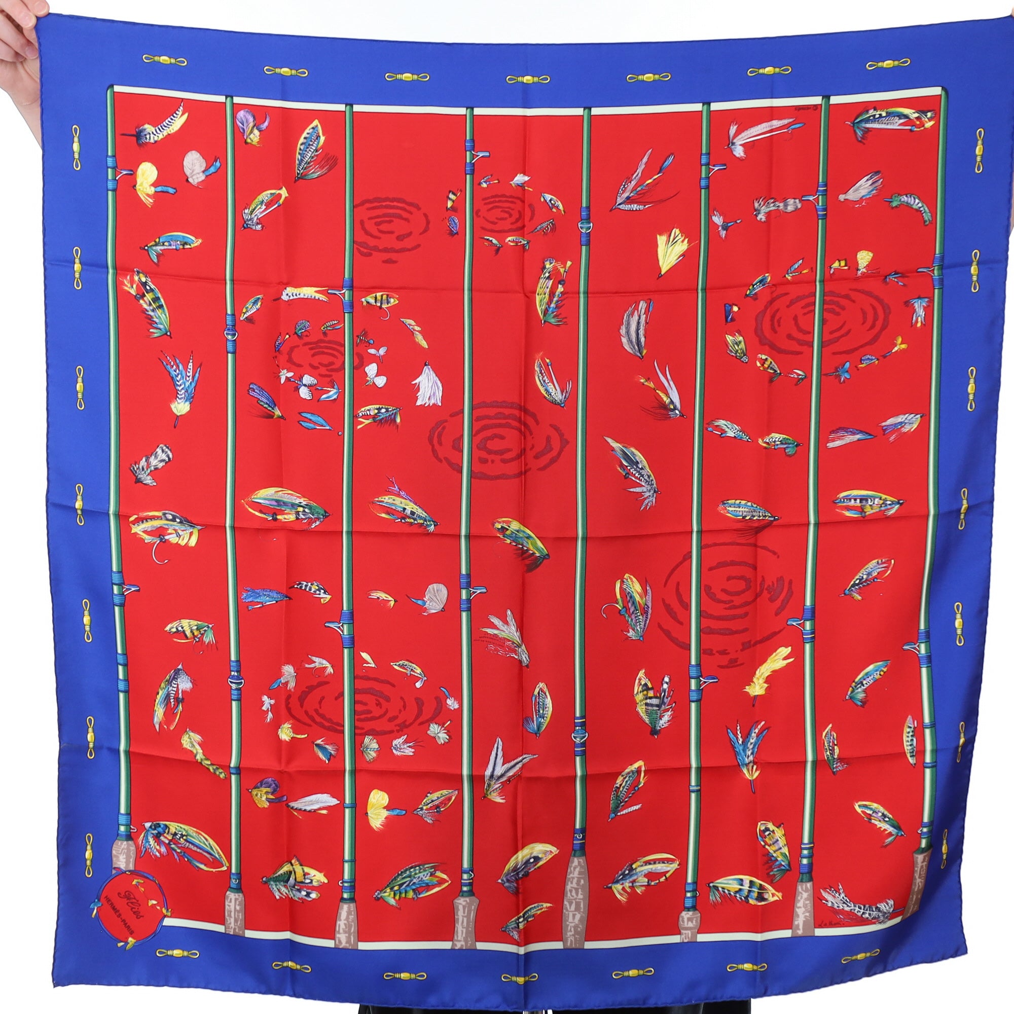 Hermès Flies Silk Scarf Quite Rare