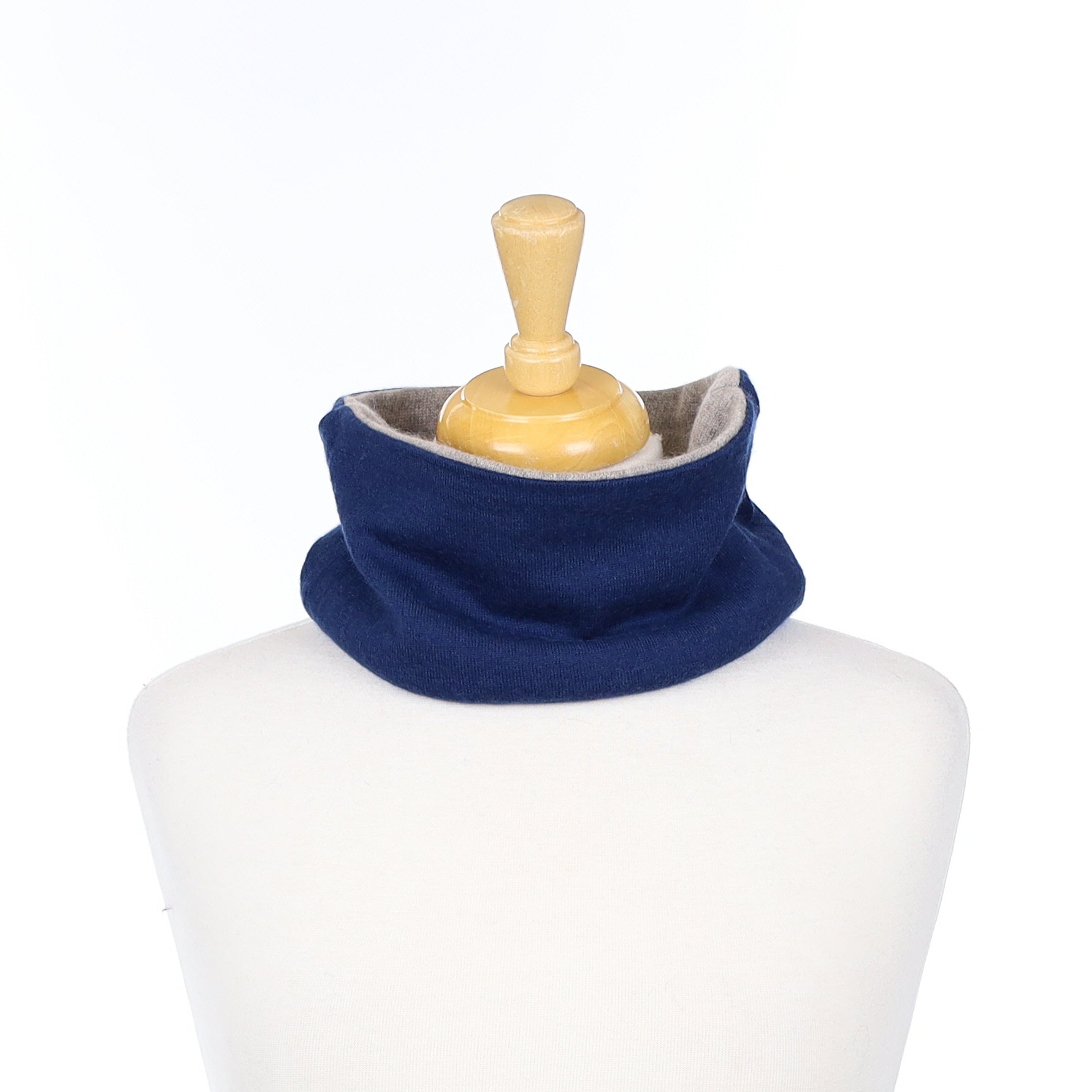 Men’s Smoke Grey and Blue Neck Warmer