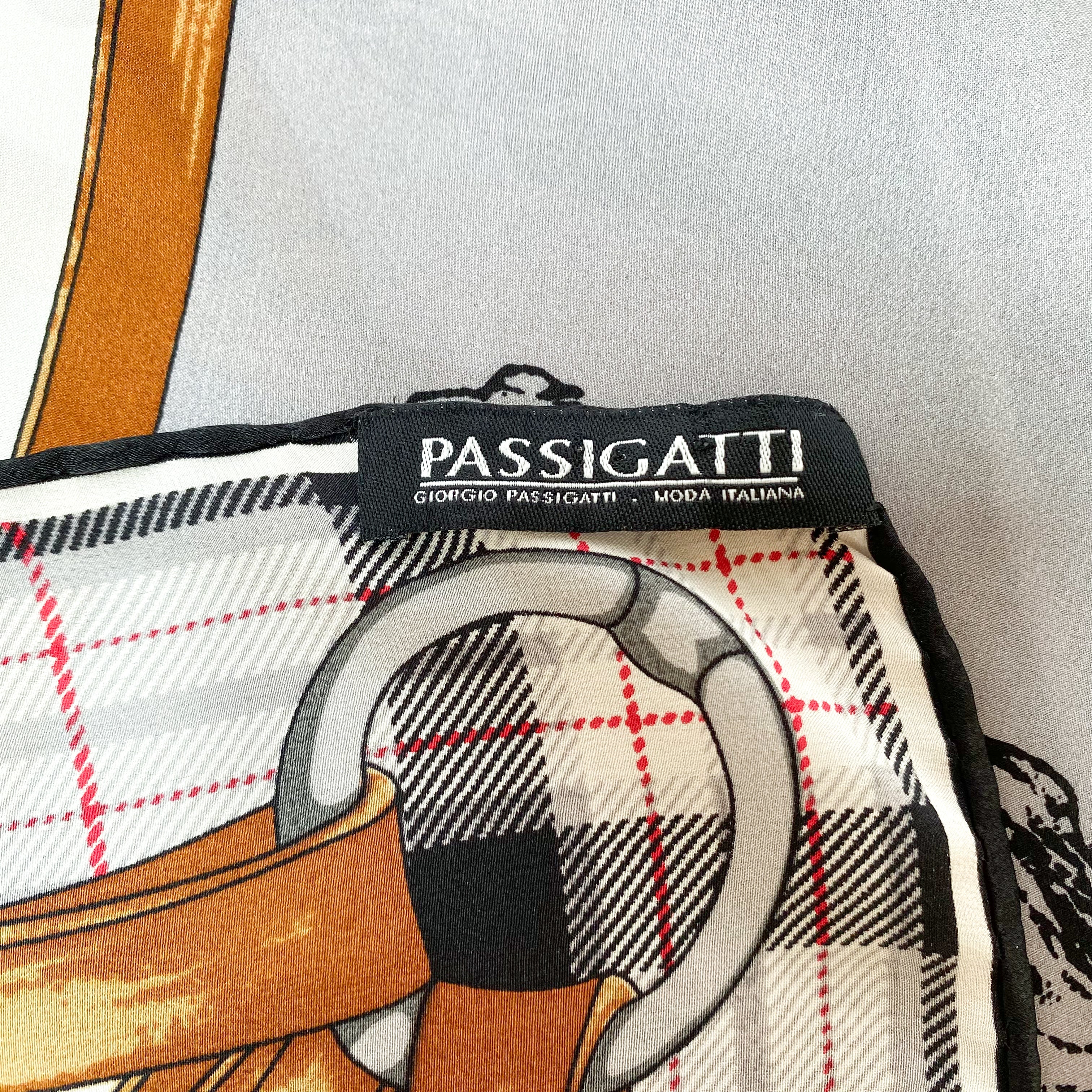 Modern Passigatti Silk Scarf