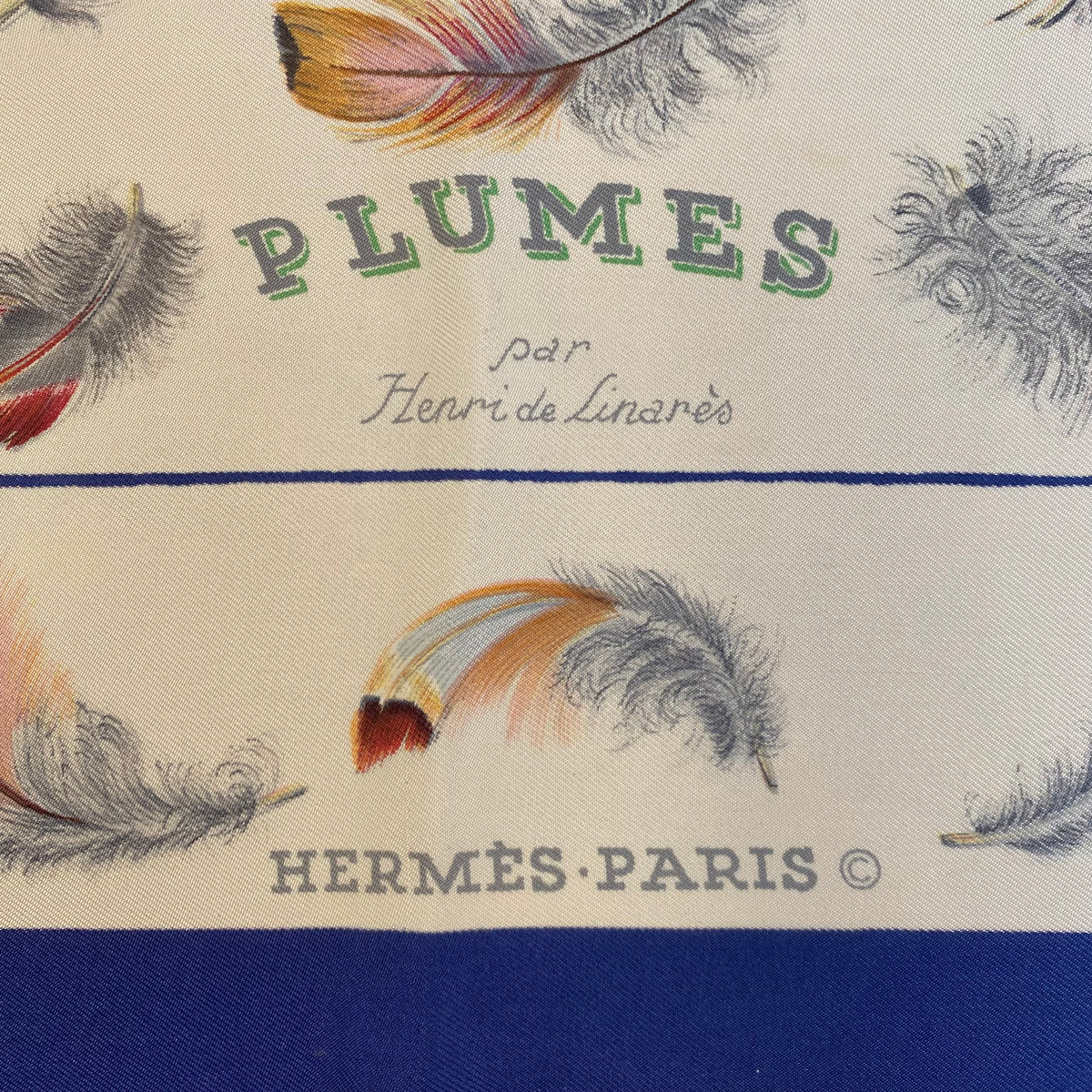 Hermès Plumes Silk Scarf