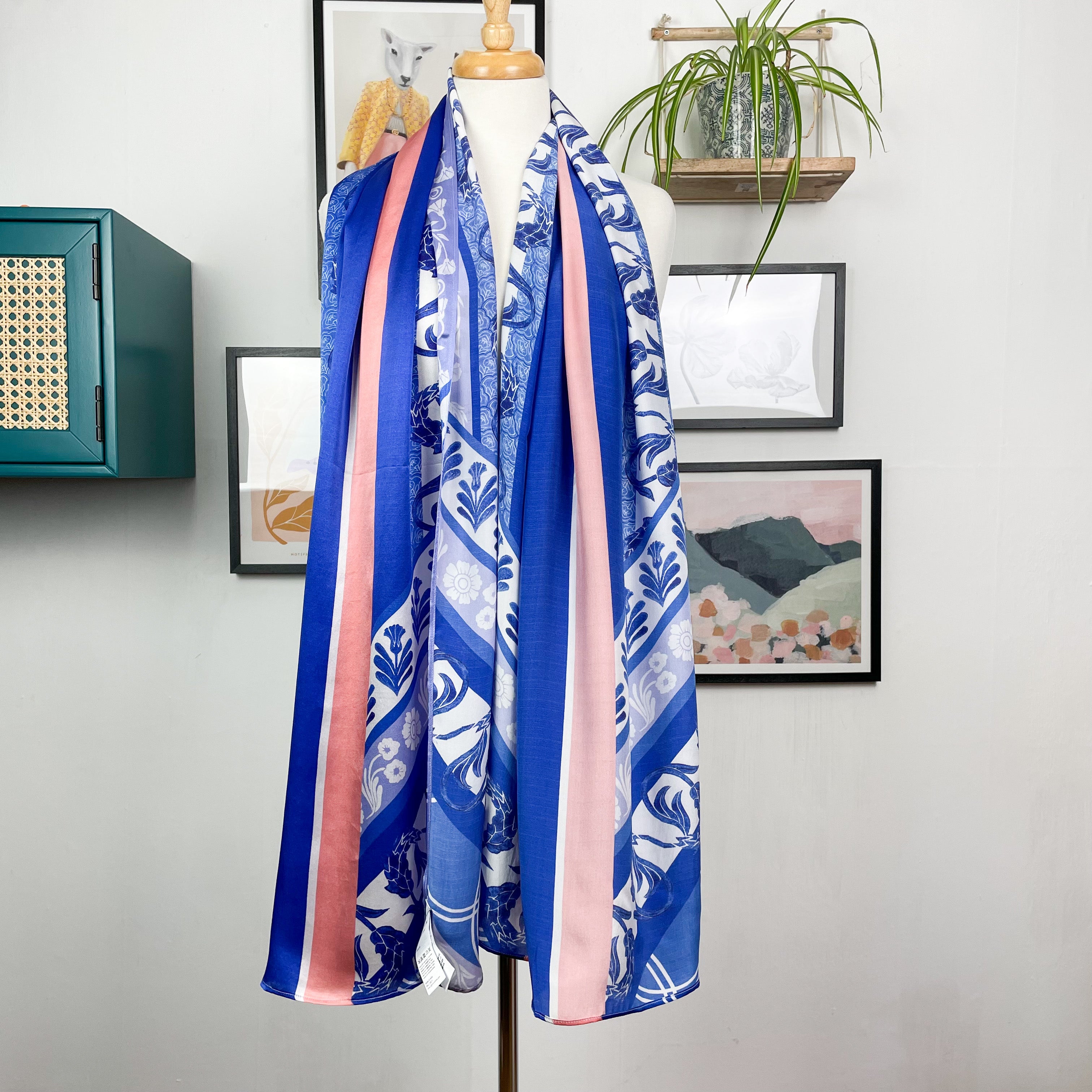 Brand New Jigsaw Wrap Style Satin Silk Scarf