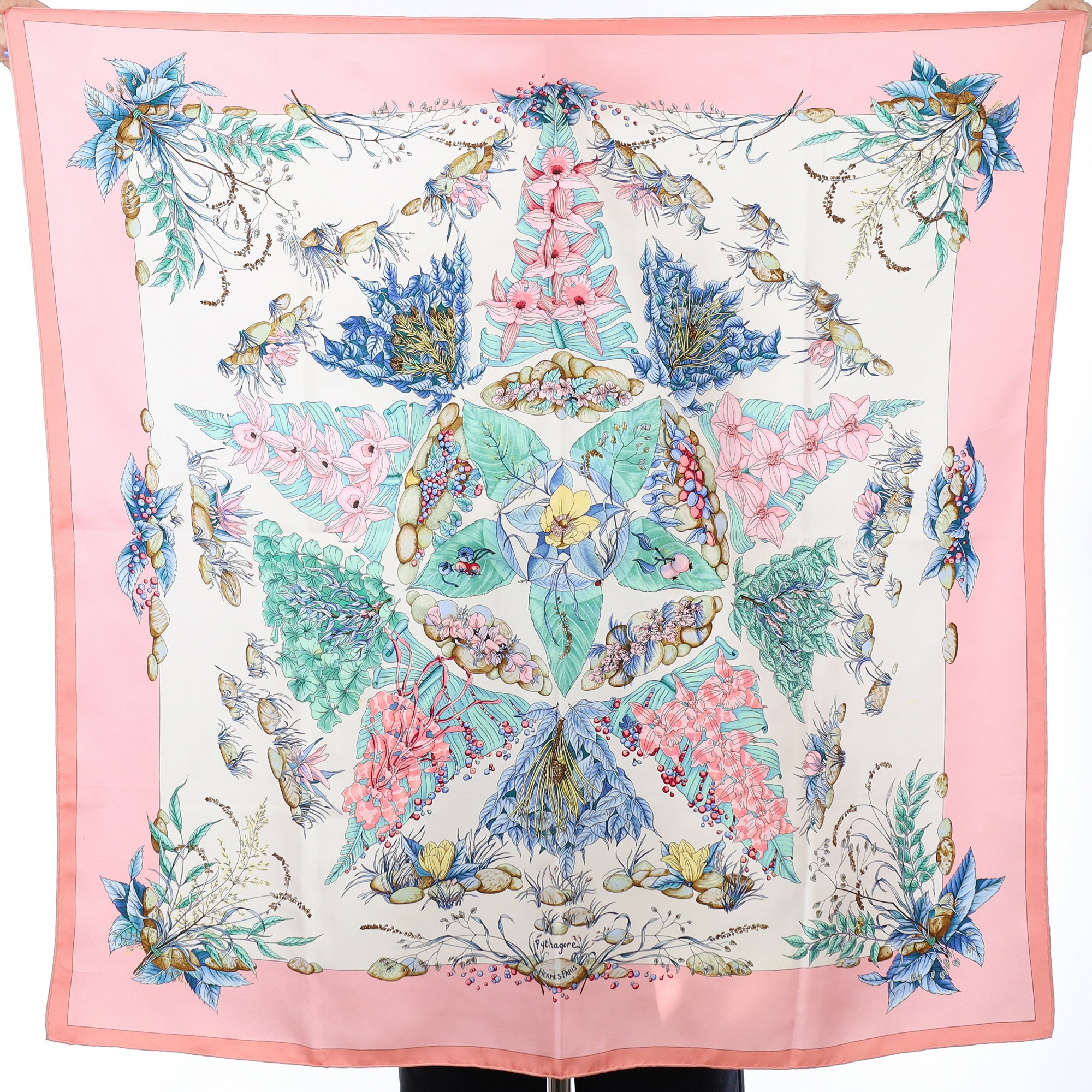 Hermès Pythagore Silk Scarf Quite Rare