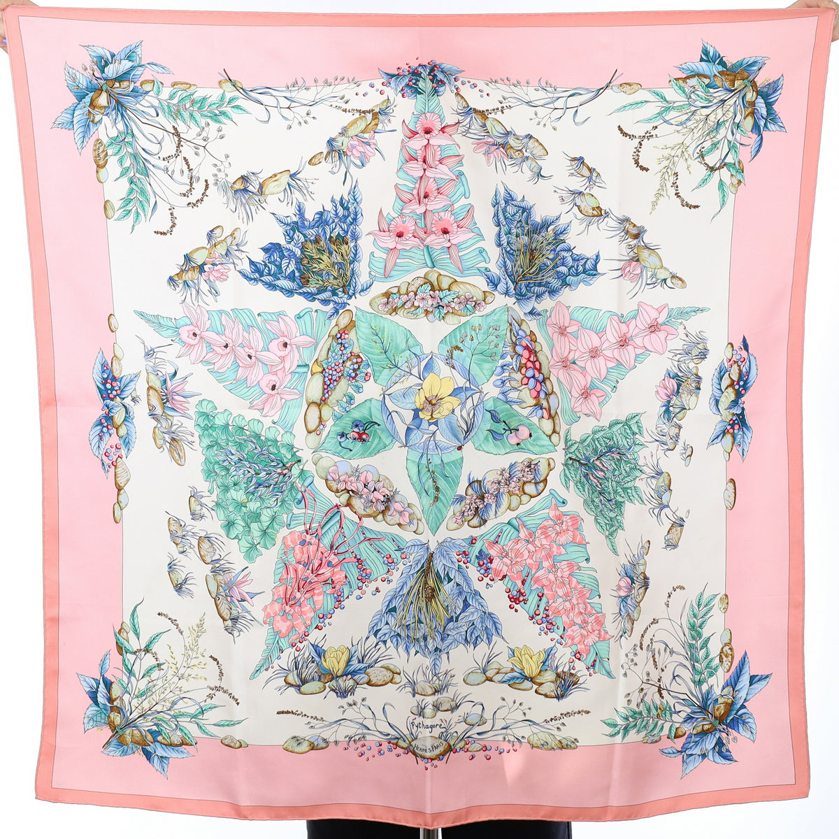 Hermès Pythagore Silk Scarf Quite Rare