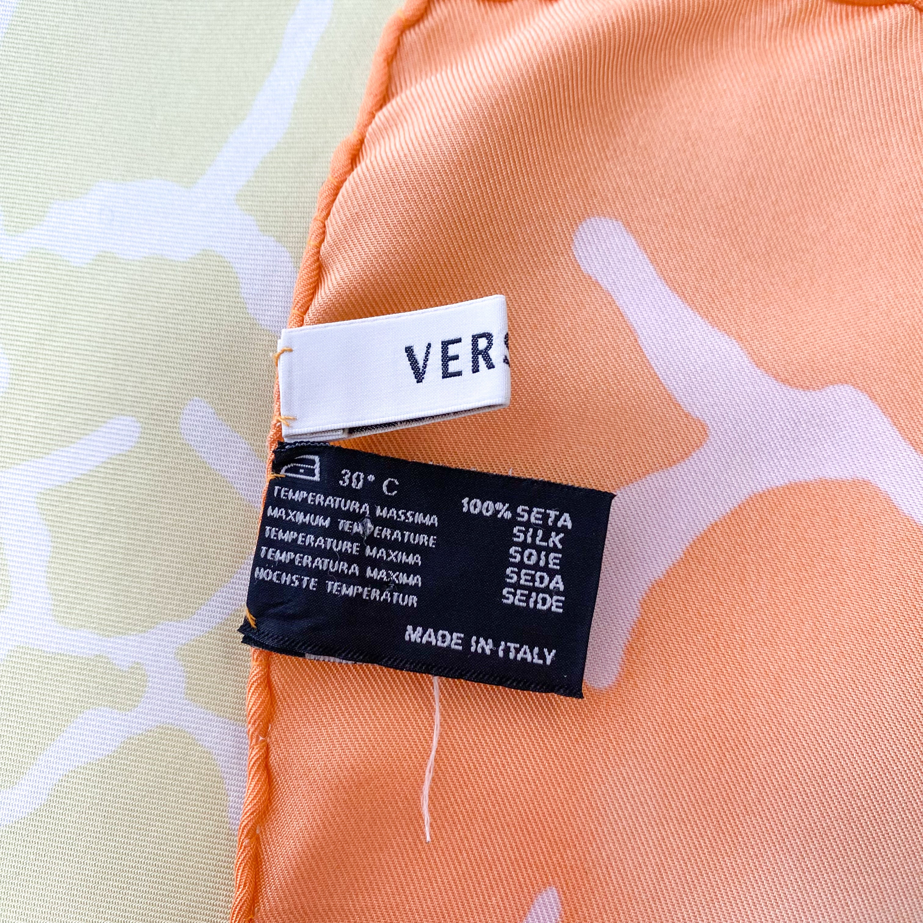 Immaculate Versace Designer Silk Scarf