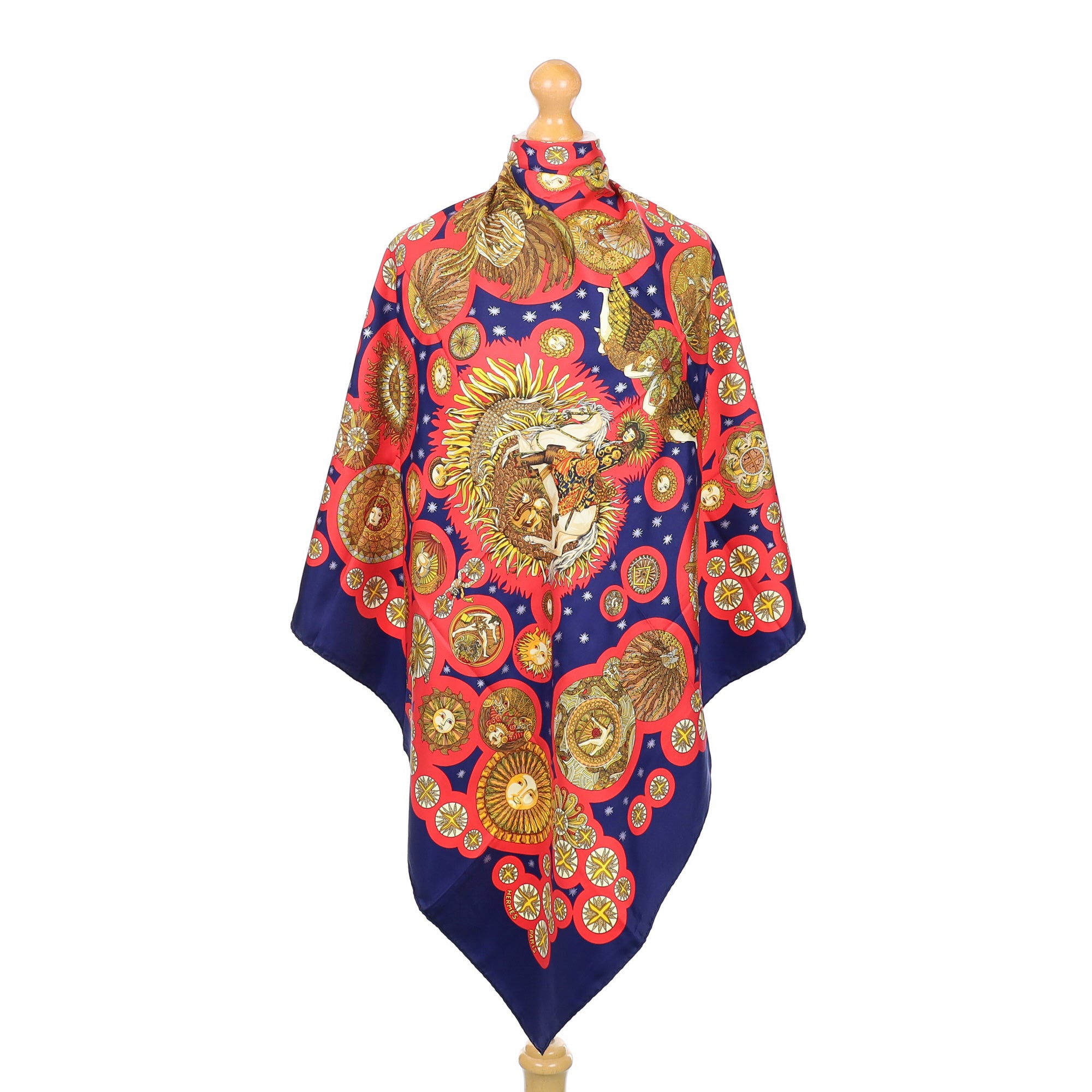 Hermès Le Roy Soleil Silk Scarf