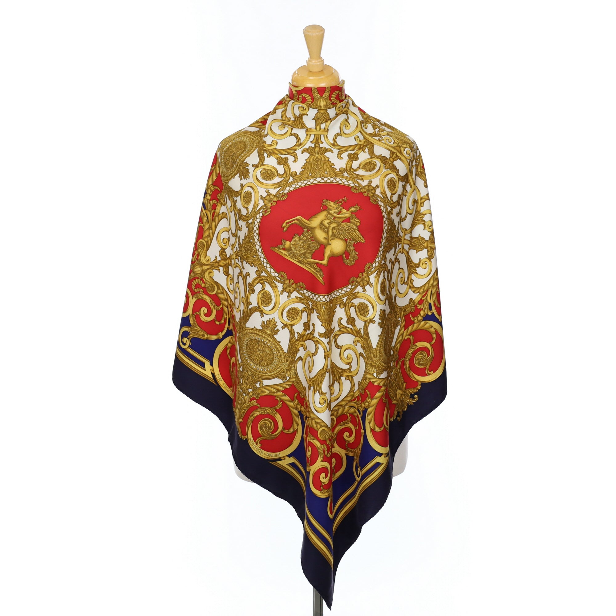 Hermès Les Tuileries Silk Scarf
