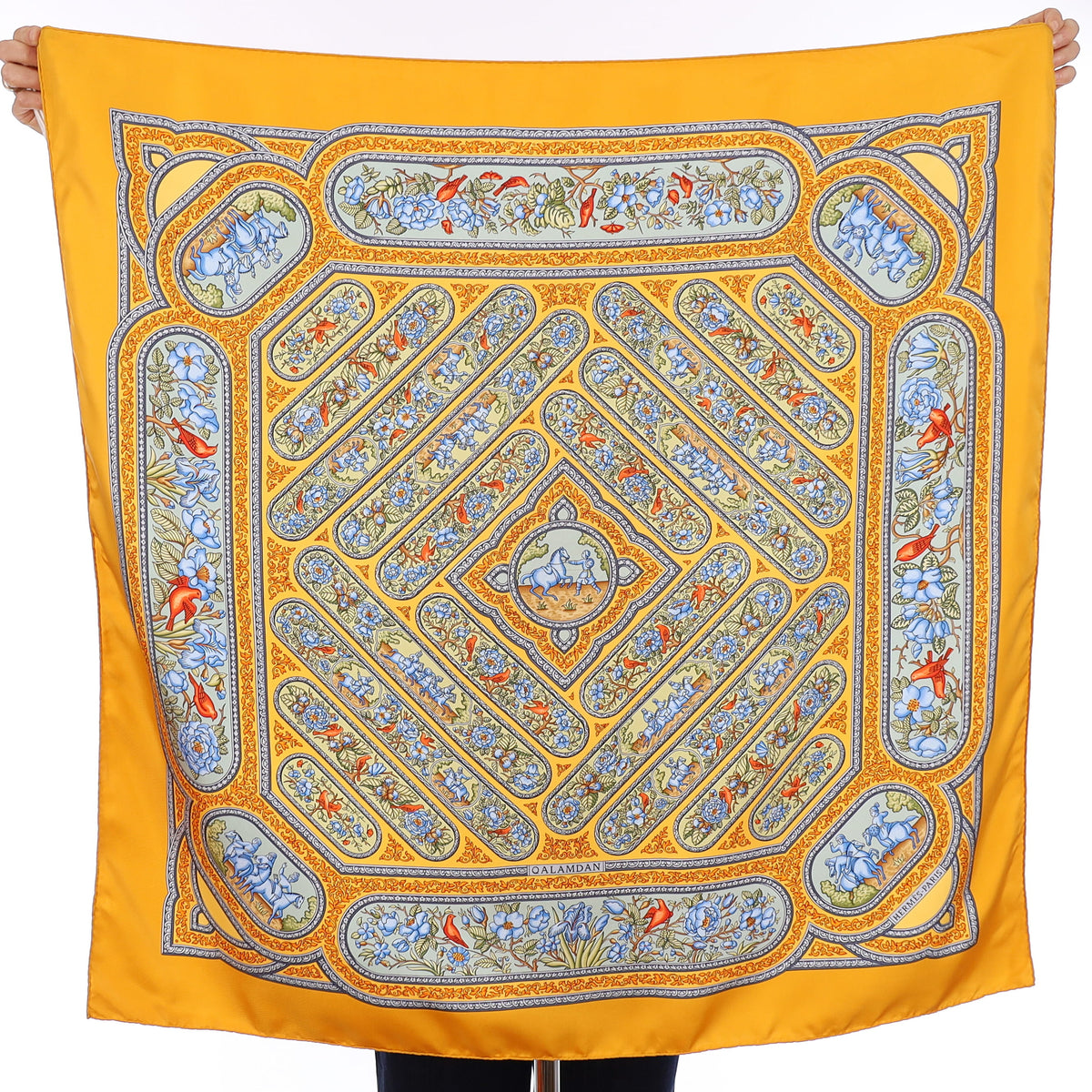 Hermès Qalamdan Silk Scarf