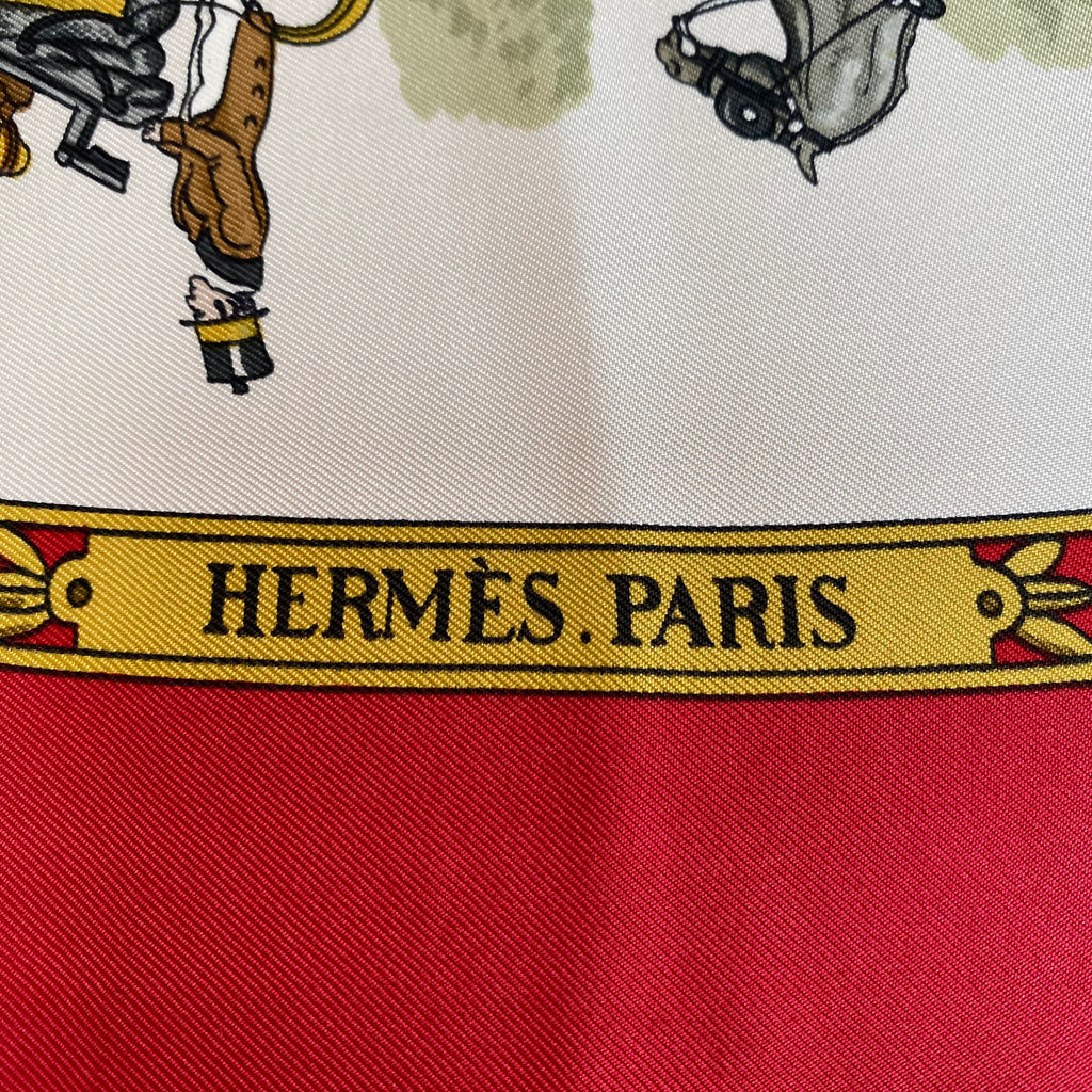 Hermès La Promenade de Longchamps Silk Scarf