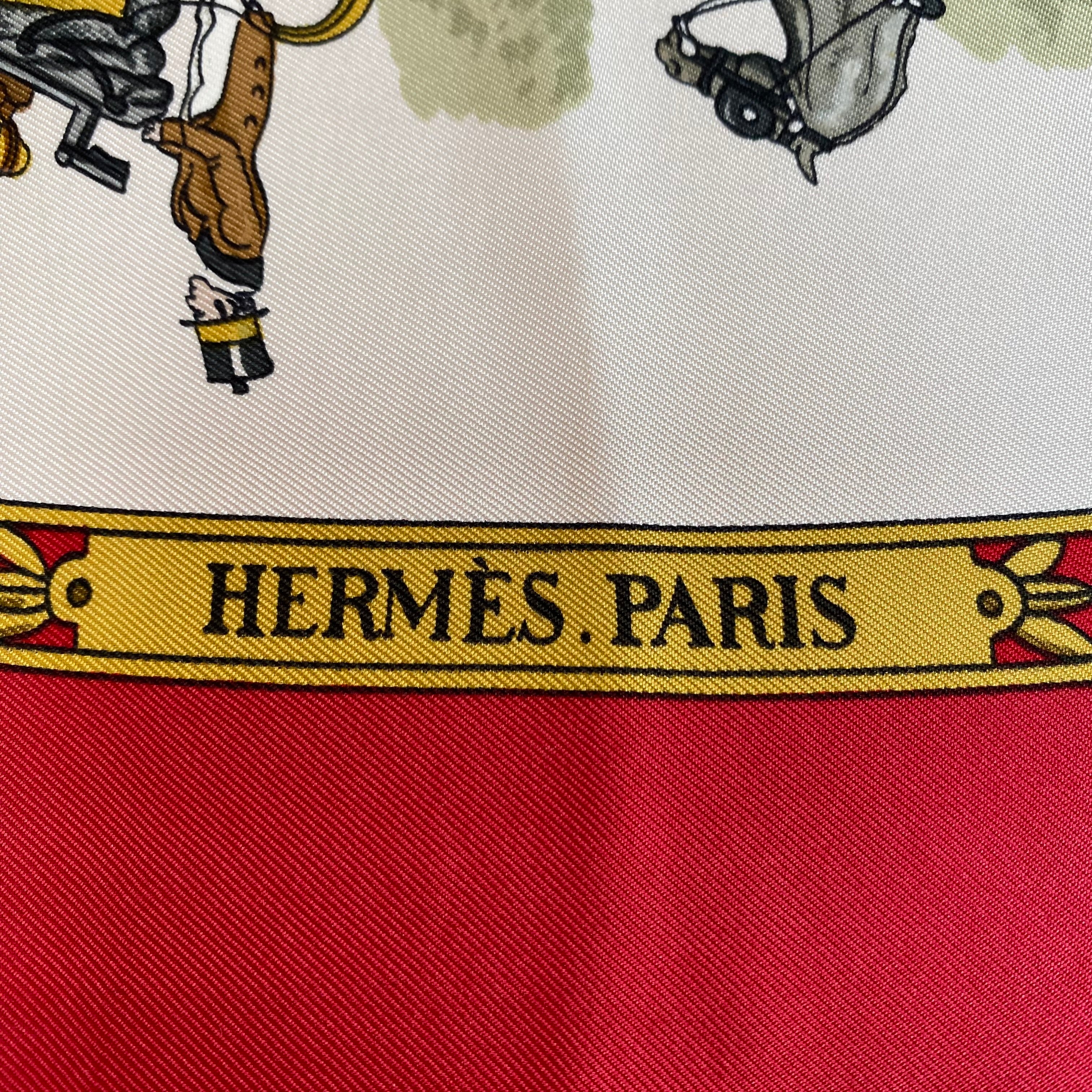 Hermès La Promenade de Longchamps Silk Scarf