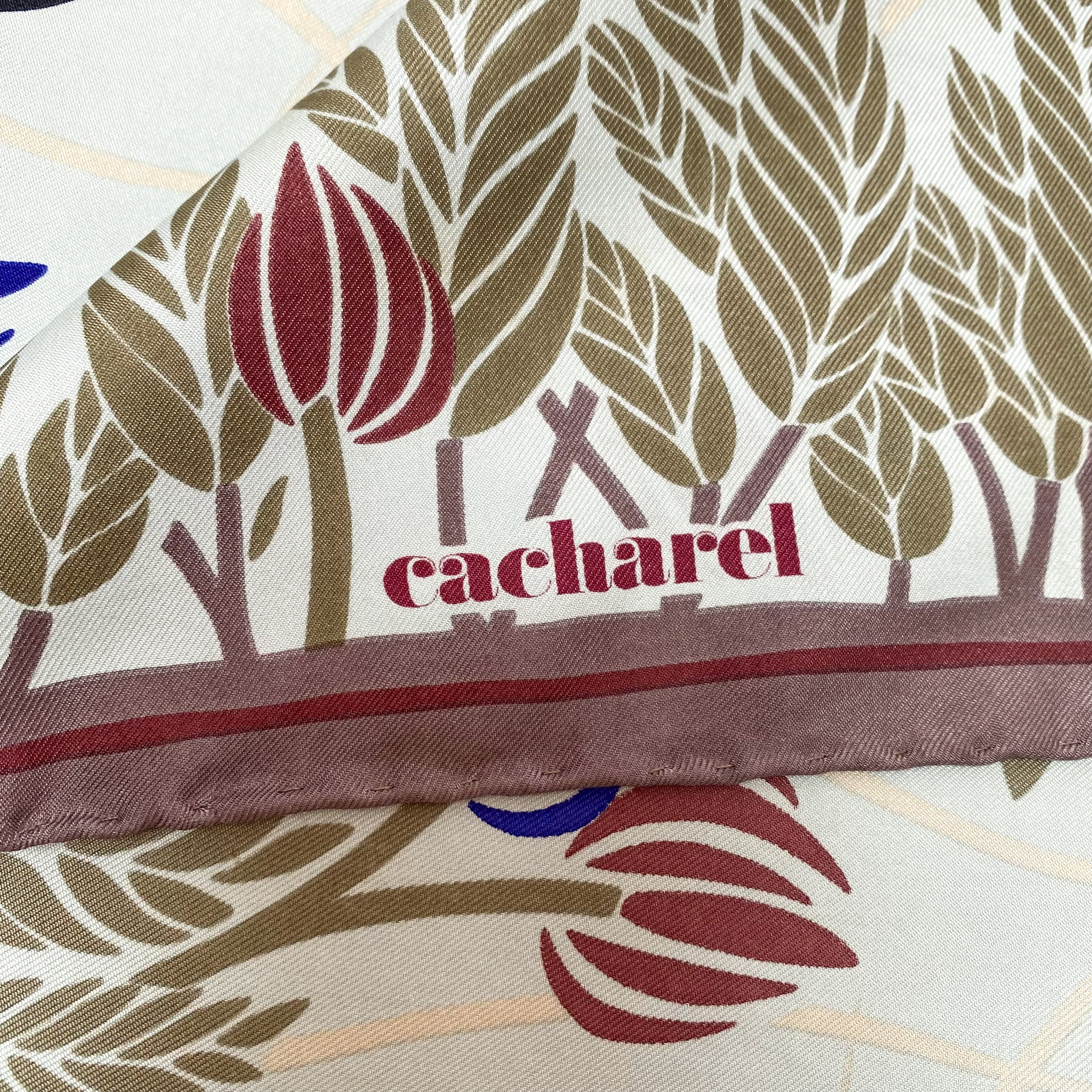 Palest Blue Cacharel Silk Scarf