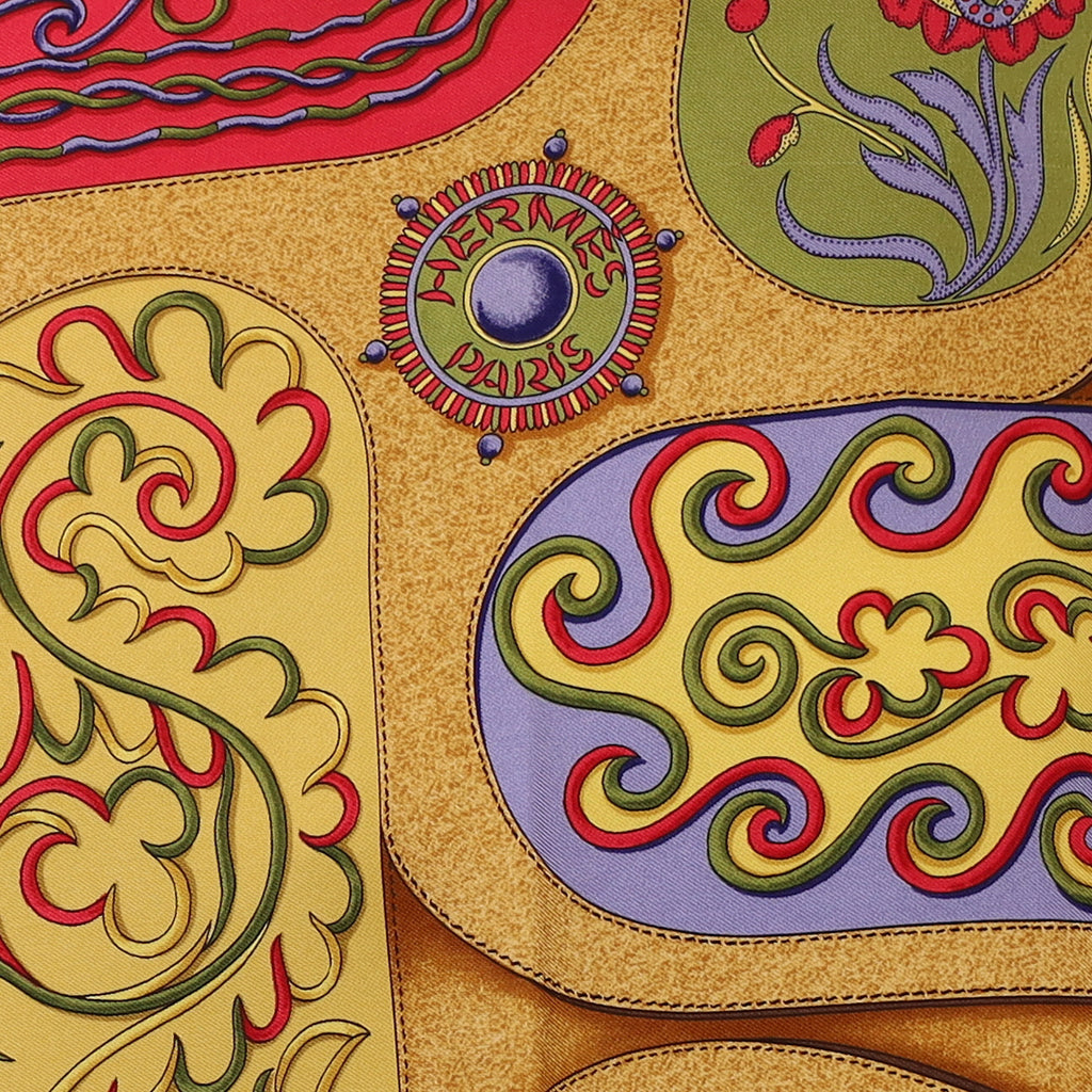 Hermès Renomme Festival des amazones Silk Scarf Quite Rare