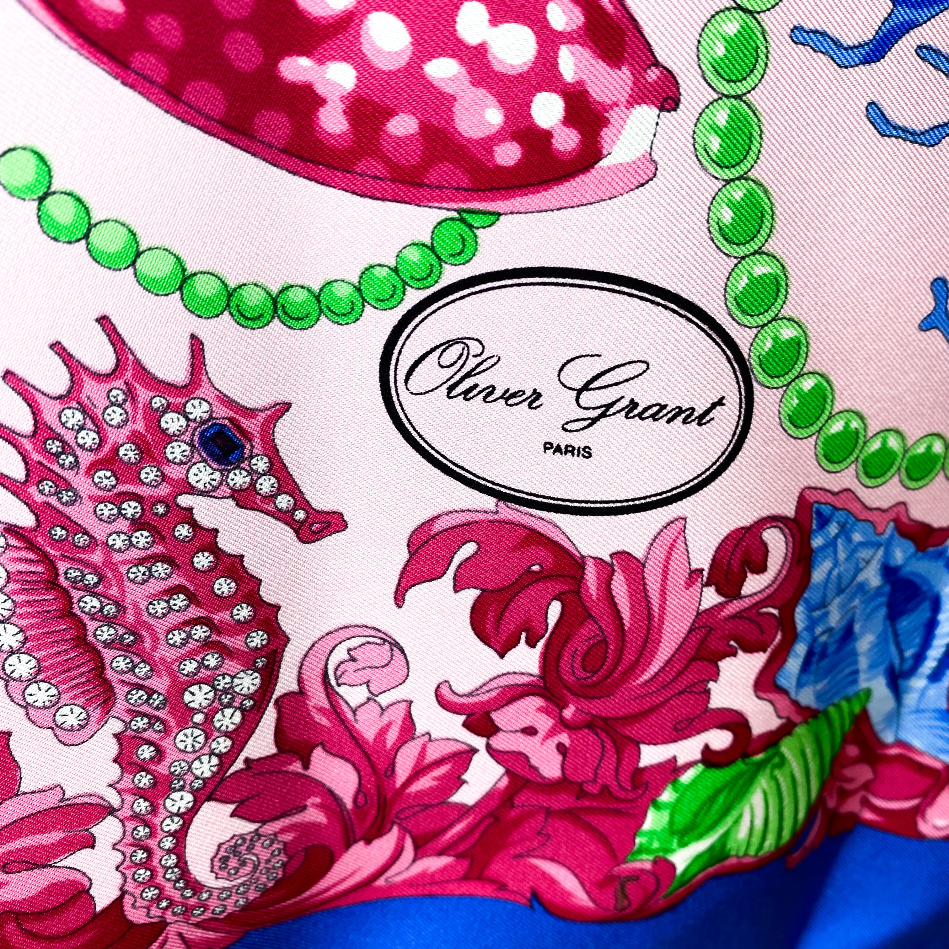 Immaculate Oliver Grant Designer Silk Scarf