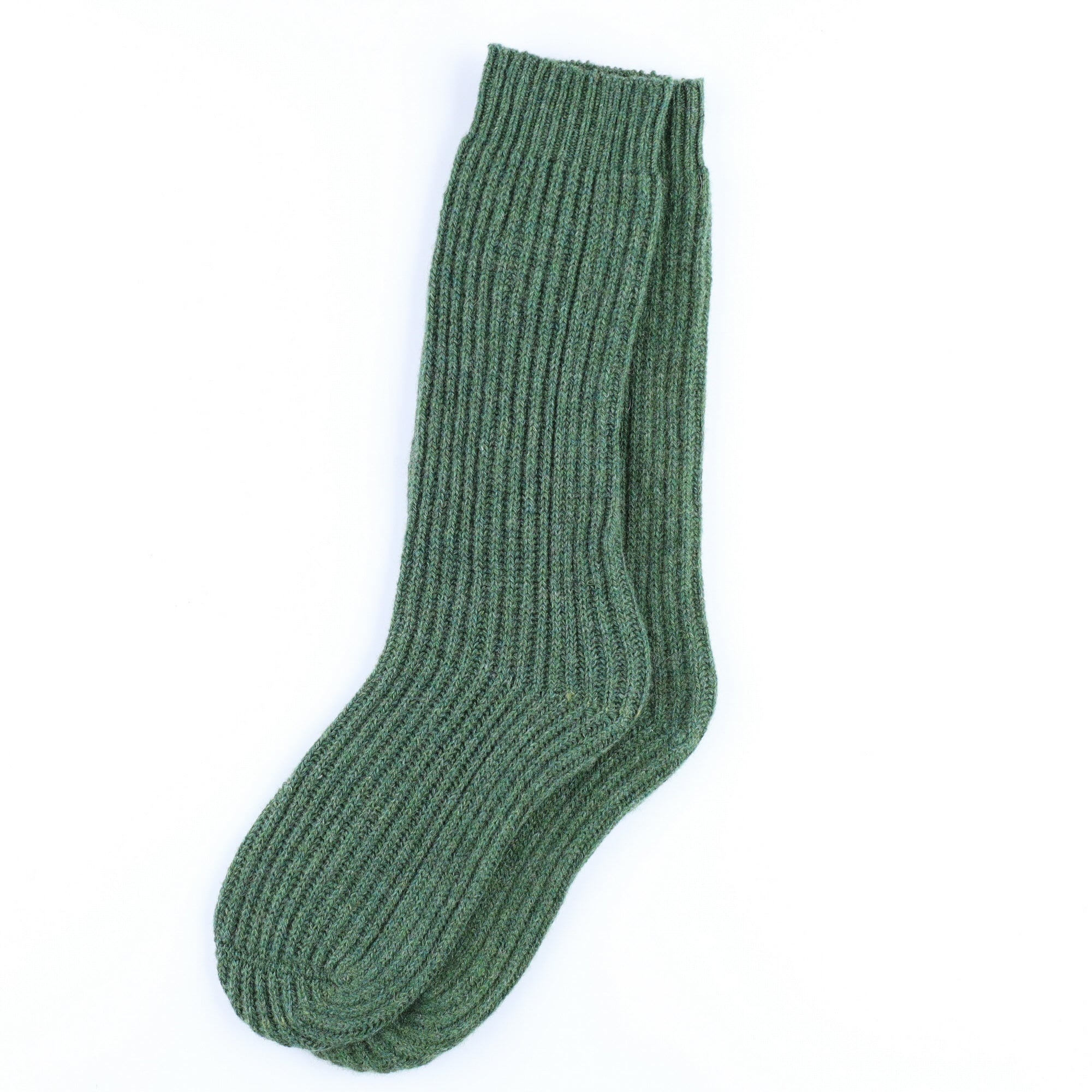 Brand New Scottish Pine Green Luxury Cashmere Bed Socks