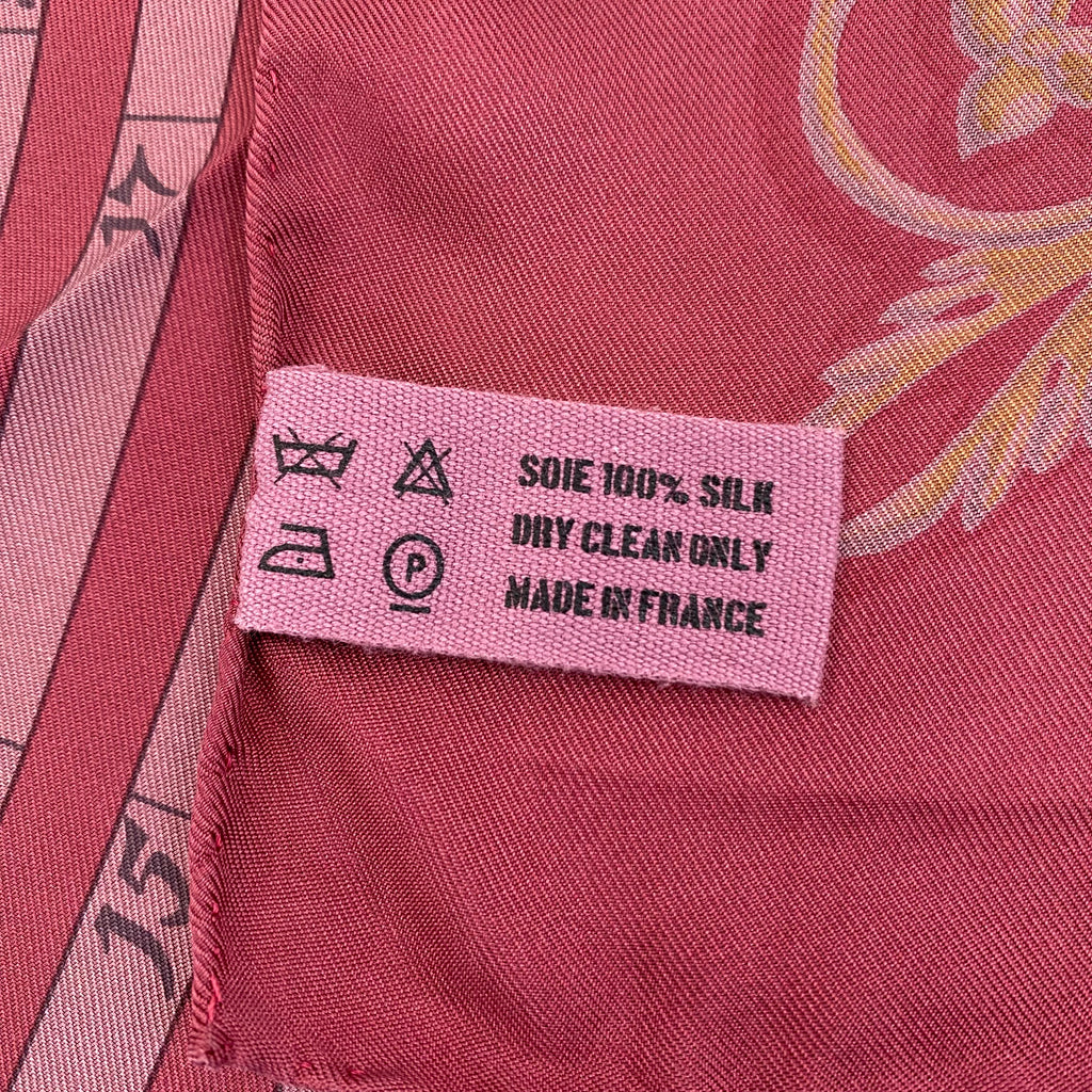 Hermès Dies et Hore Surteint Silk Scarf