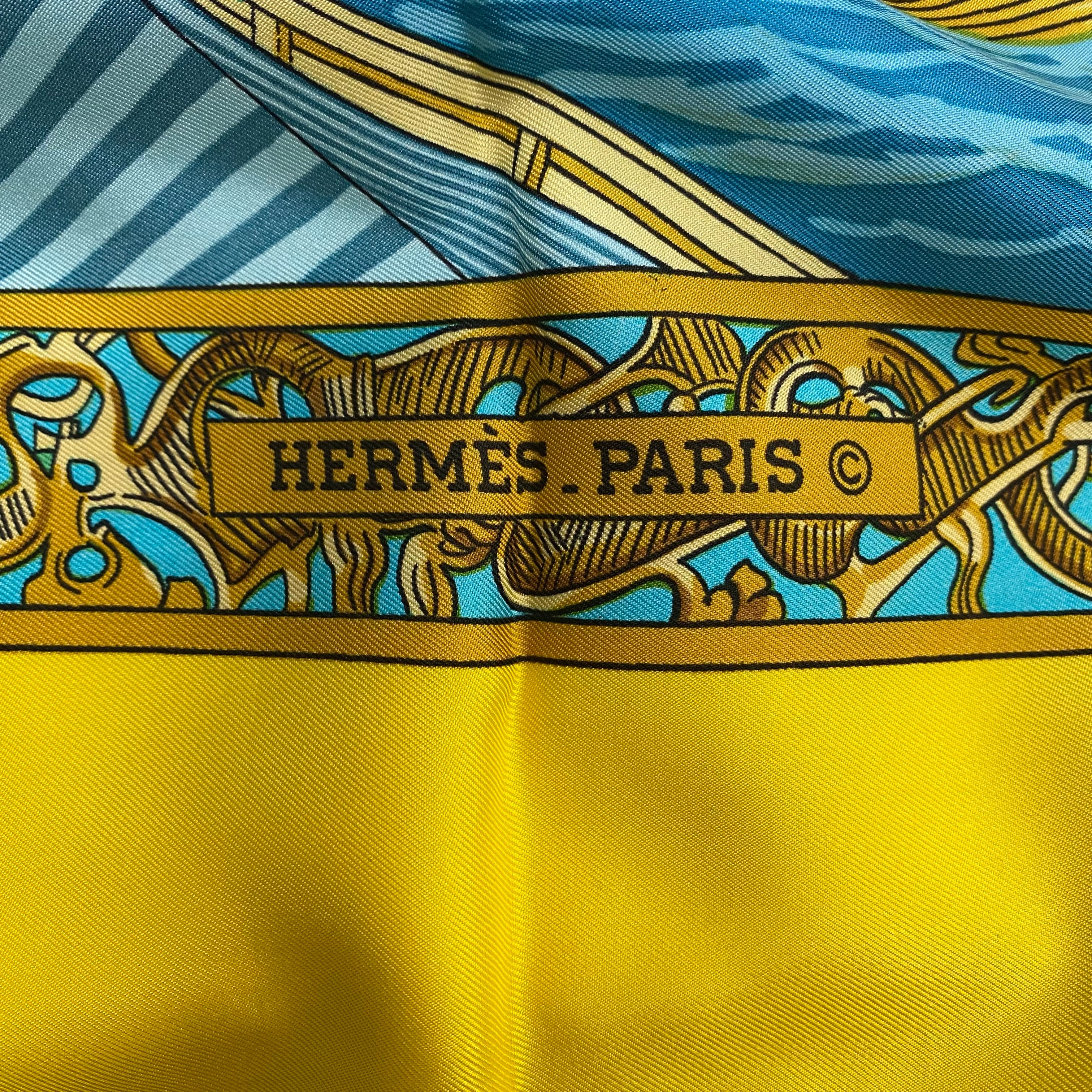 Hermès Les Normands Silk Scarf
