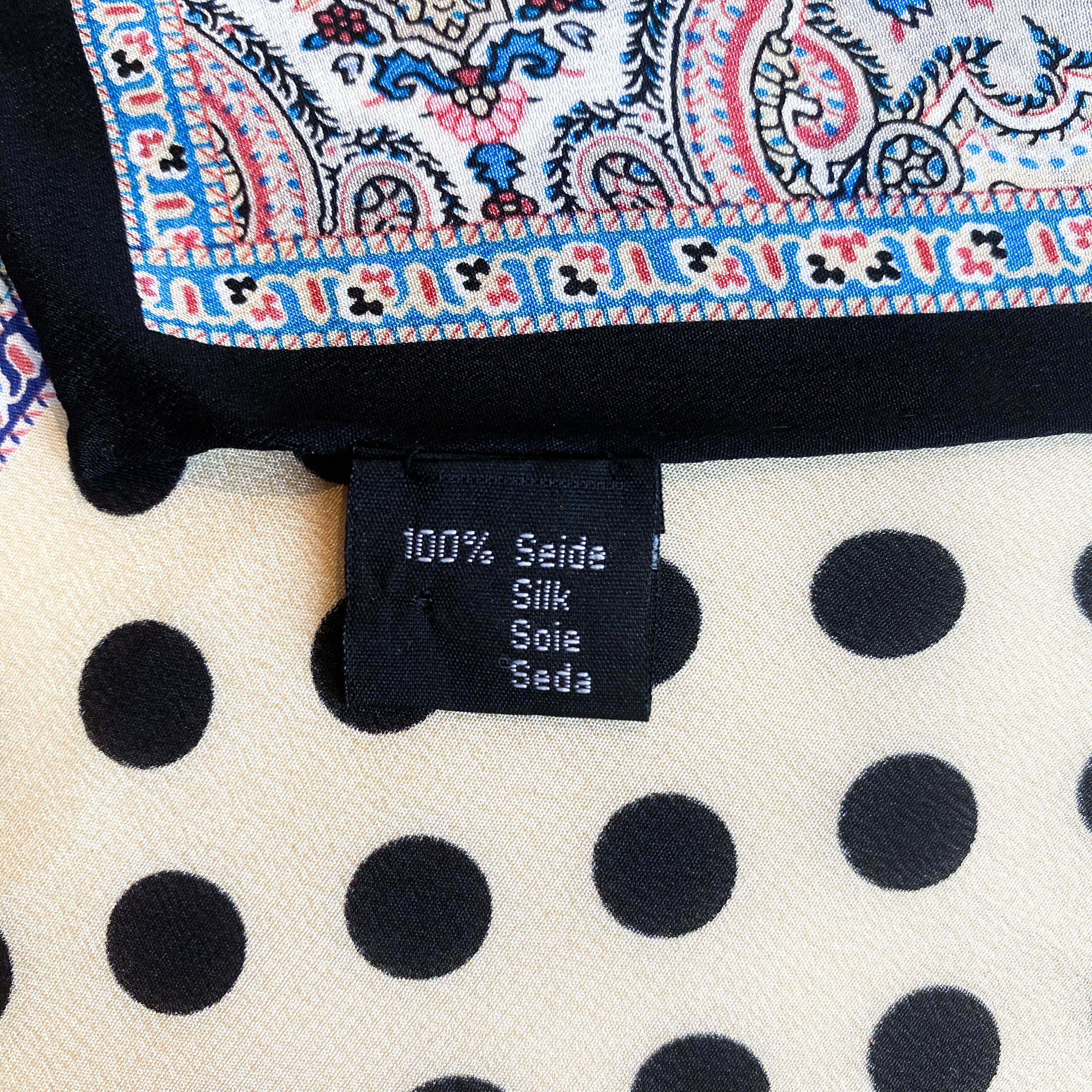 Small Codello Spotty Silk Scarf