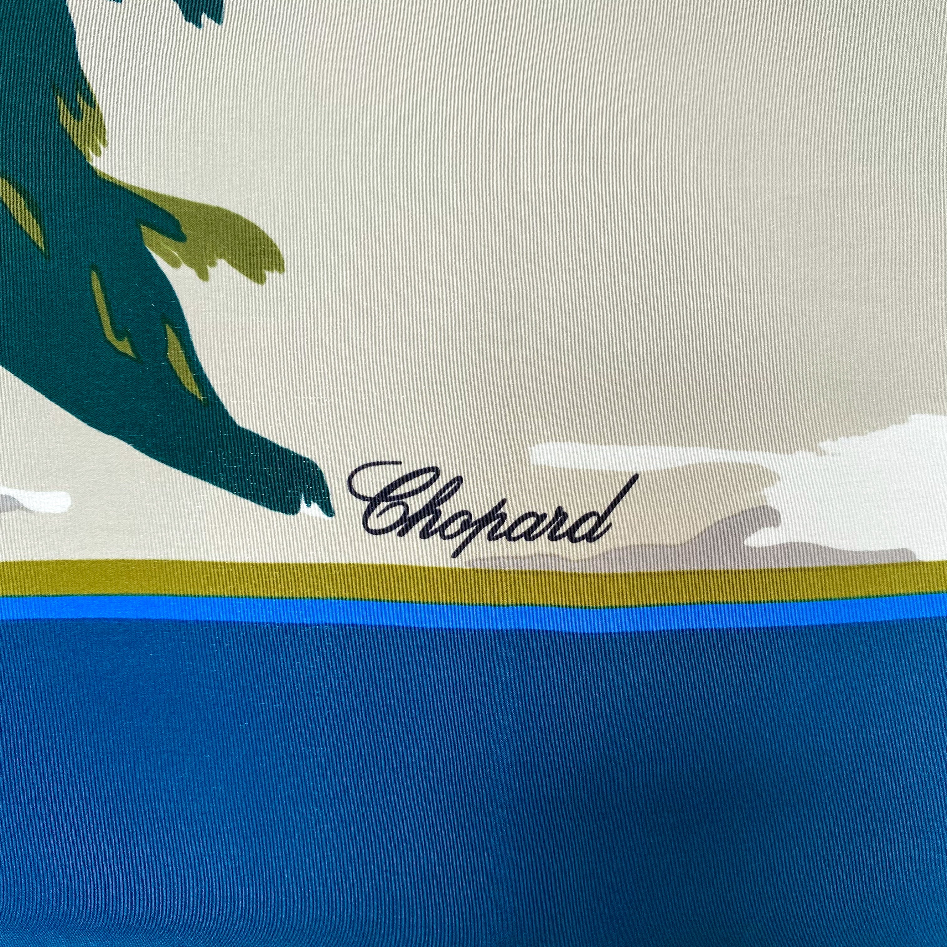 Chopard Winter Ski Designer Silk Scarf